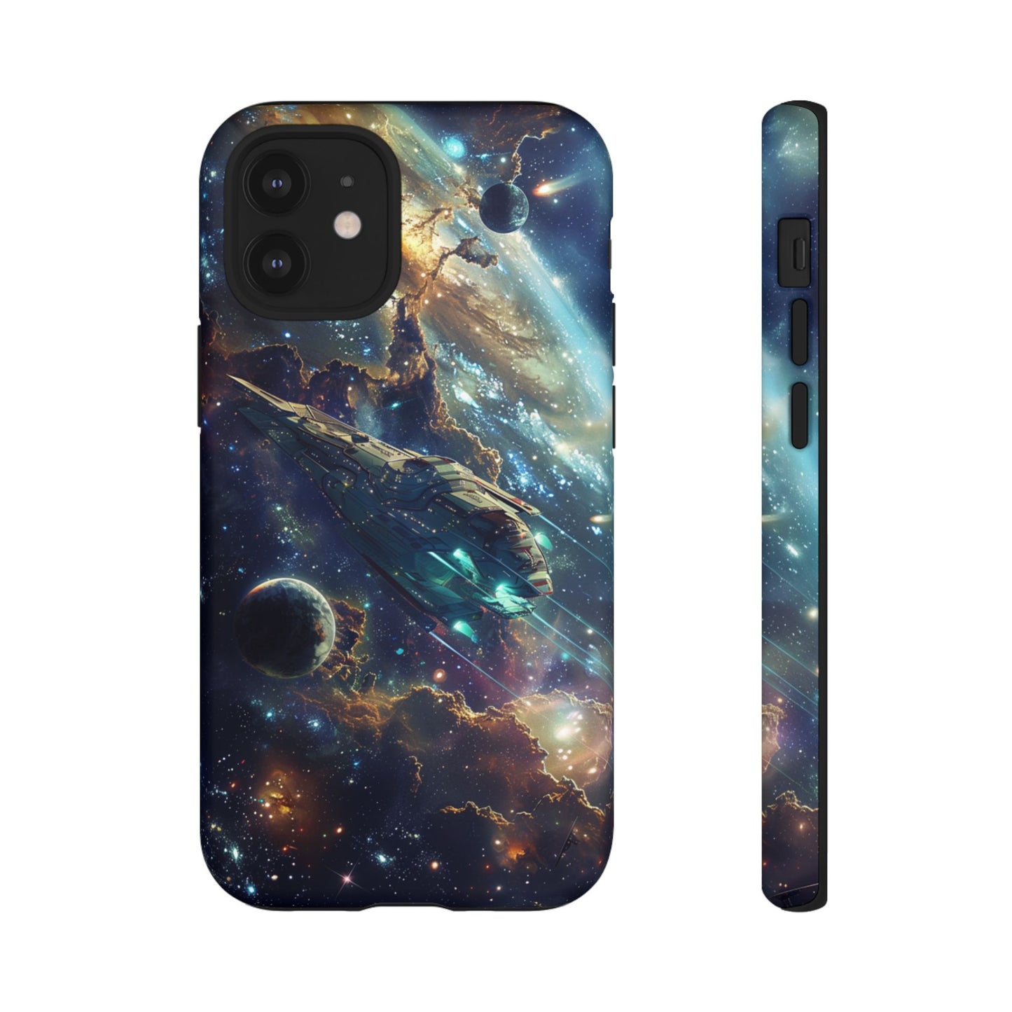 Galactic Voyage: Futuristic Spaceship - iPhone, Google Pixel, Samsung Galaxy