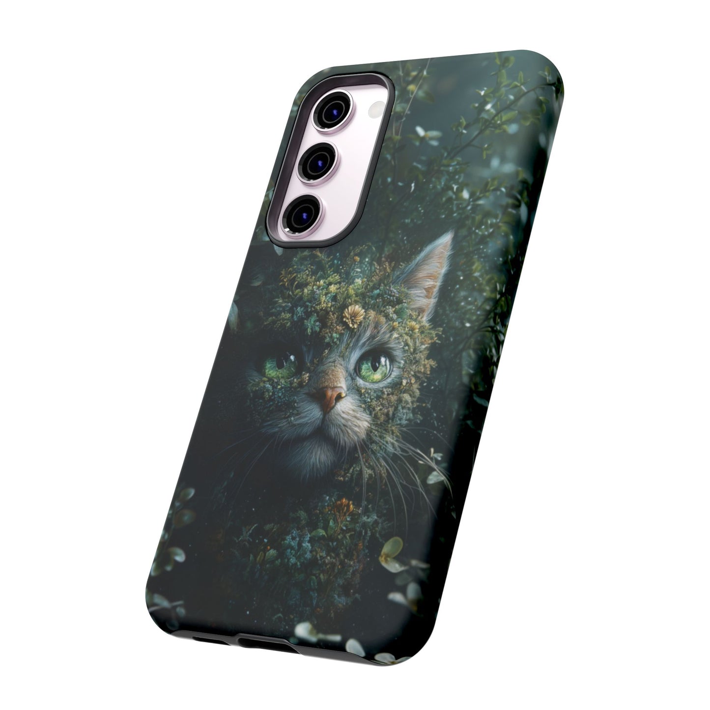 Forest Fantasy Cat Phone Case – iPhone, Google Pixel, Samsung Galaxy