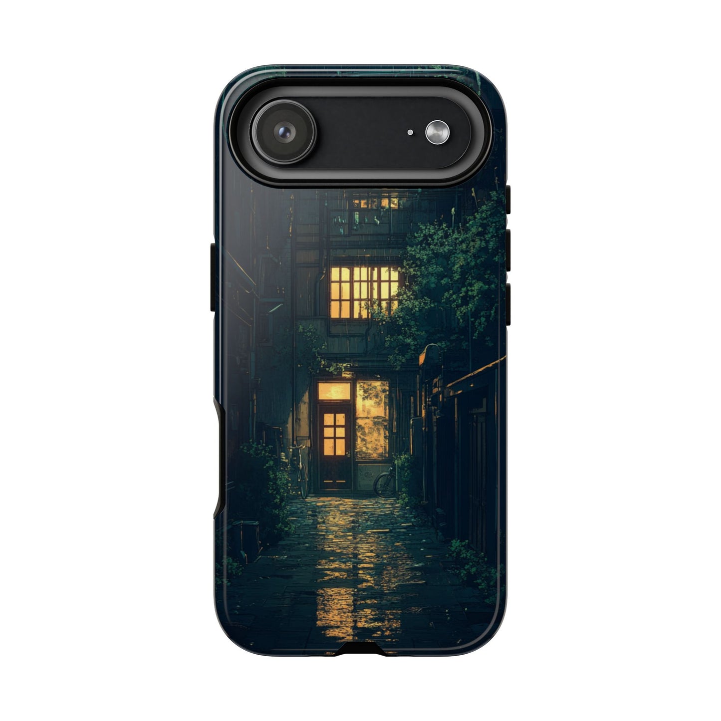 Rainy Alley - Tough iPhone Case