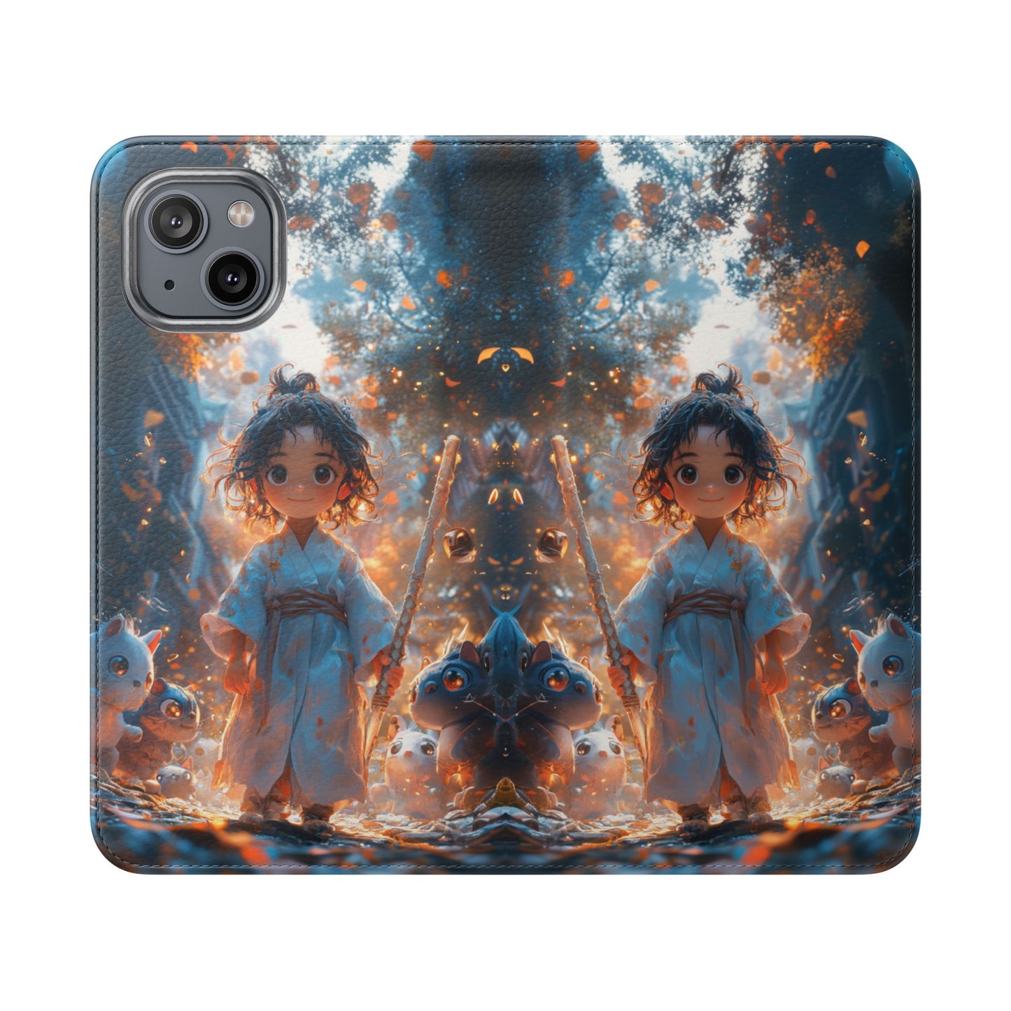 Forest Spirit Child - Wallet Flip Case