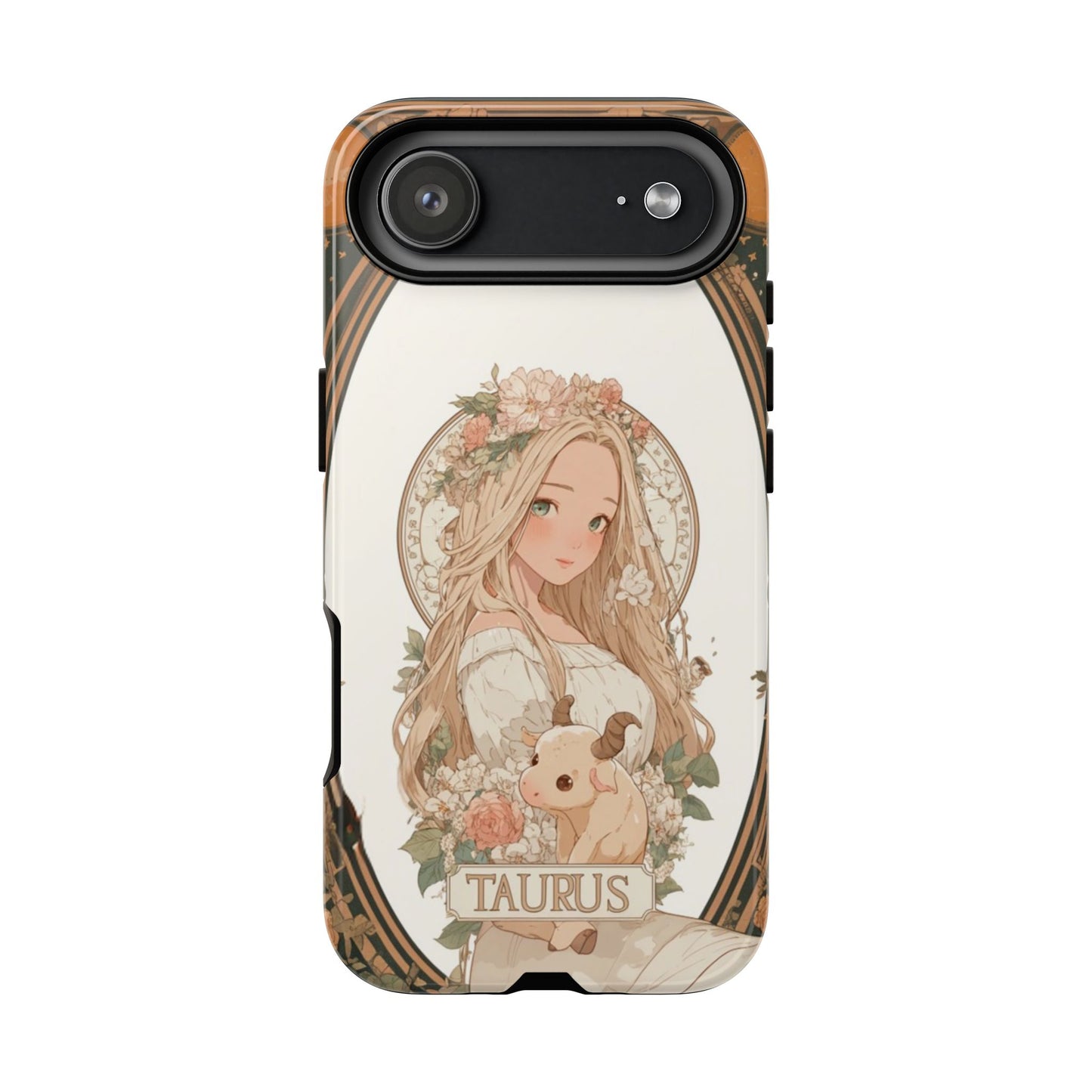 Taurus Floral Maiden - Tough iPhone Case