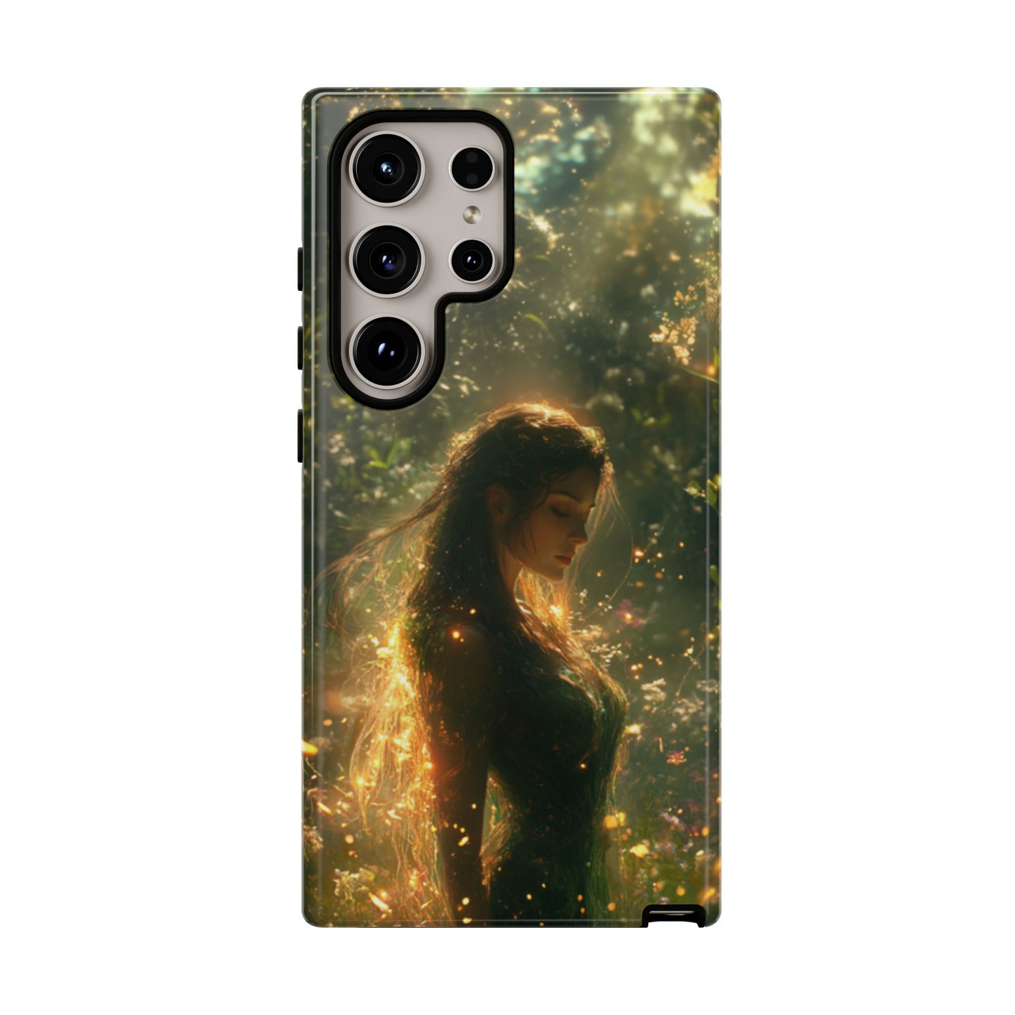 Forest Goddess Golden Light Meadow - Tough Samsung Galaxy Case