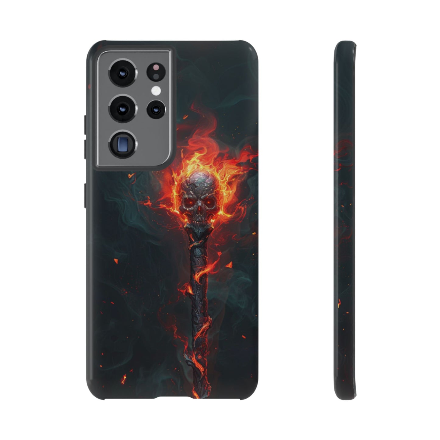 Inferno Skull Staff - Tough Samsung Galaxy Case