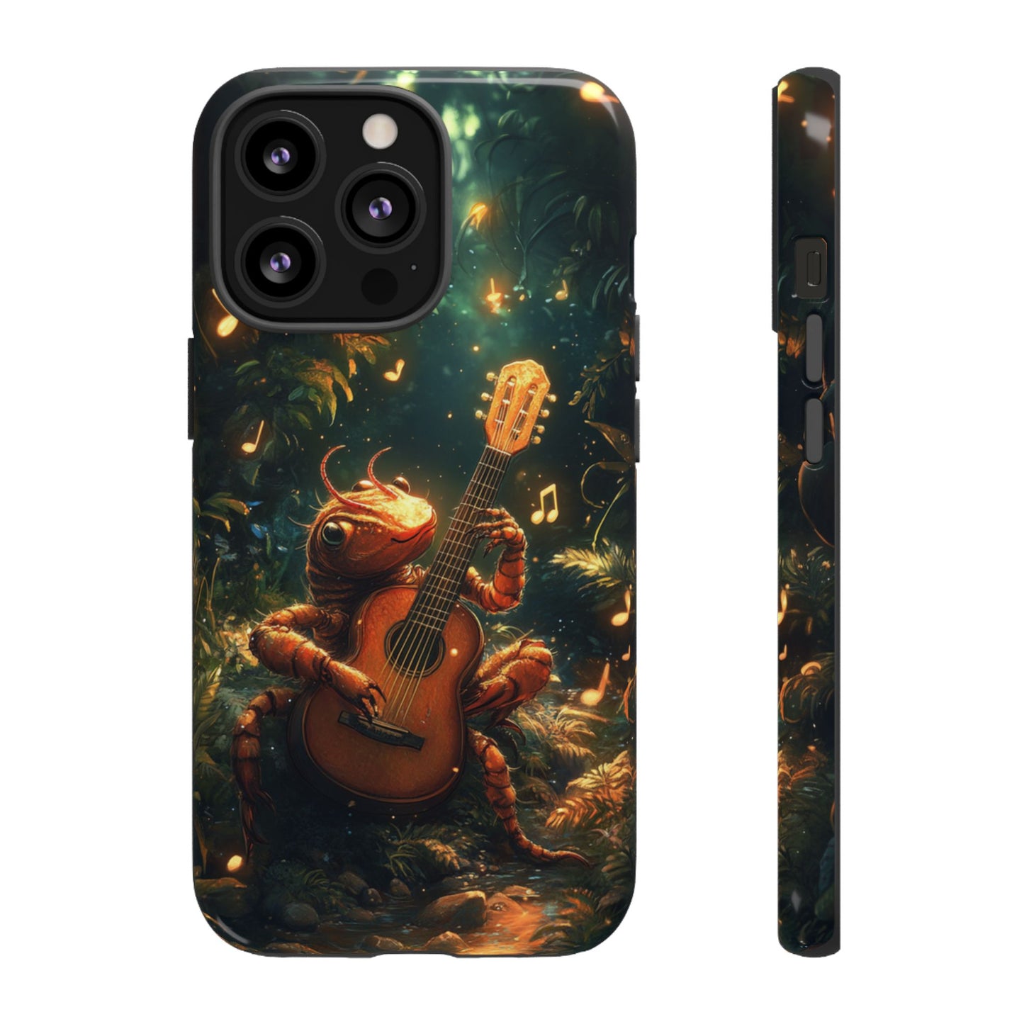 Serenade Forest Guitarist - Tough iPhone Case