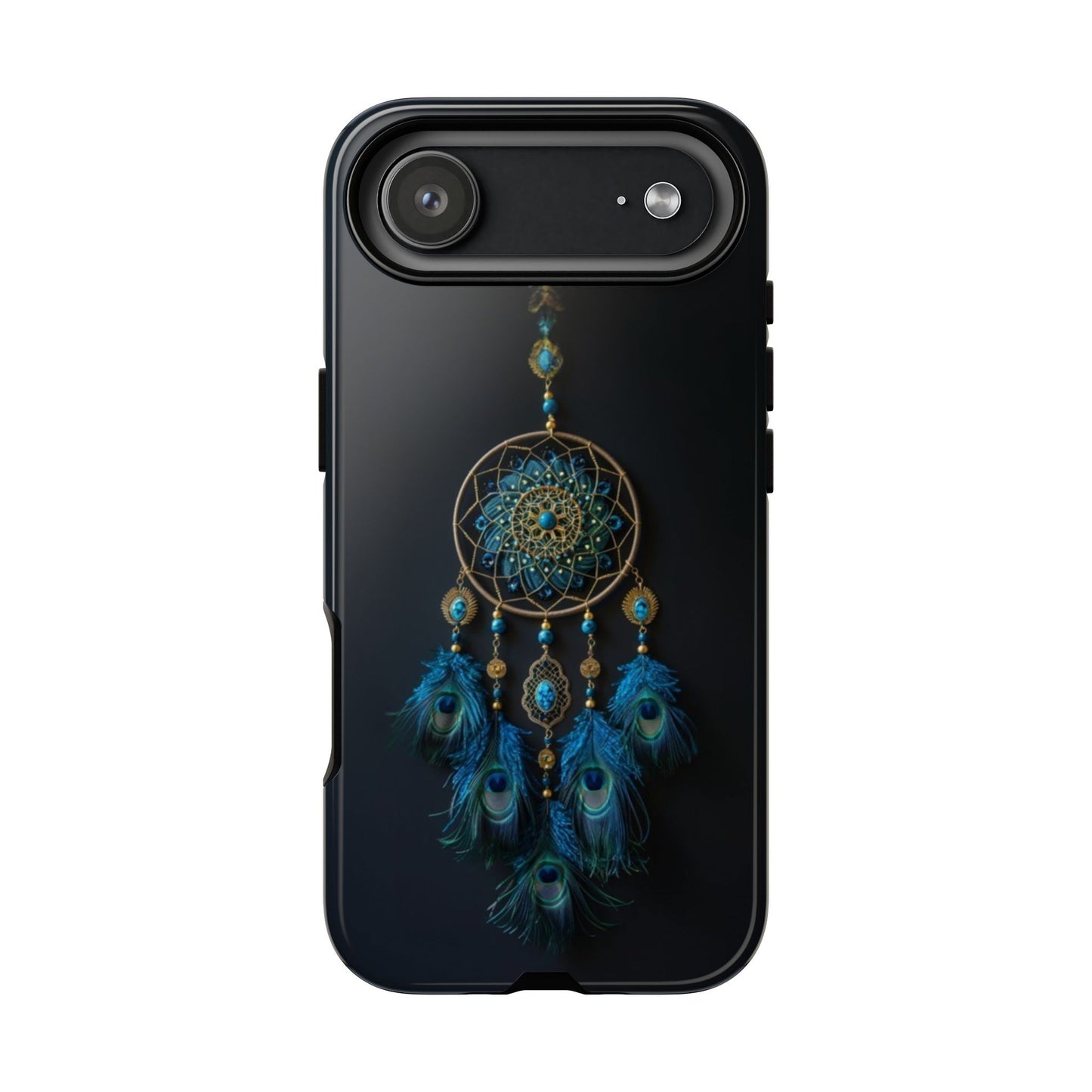 Peacock Feather Dreamcatcher - Tough iPhone Case