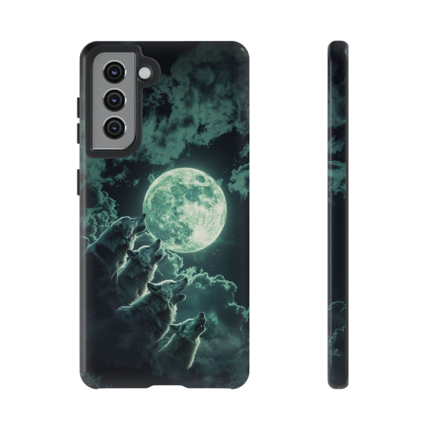 Moonlit Wolf Chorus - Tough Samsung Galaxy Case