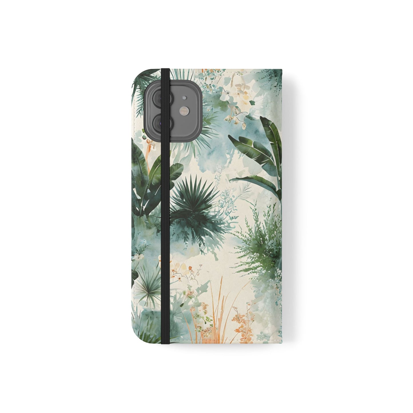 Tropical Botanical Watercolor - Wallet Flip Case
