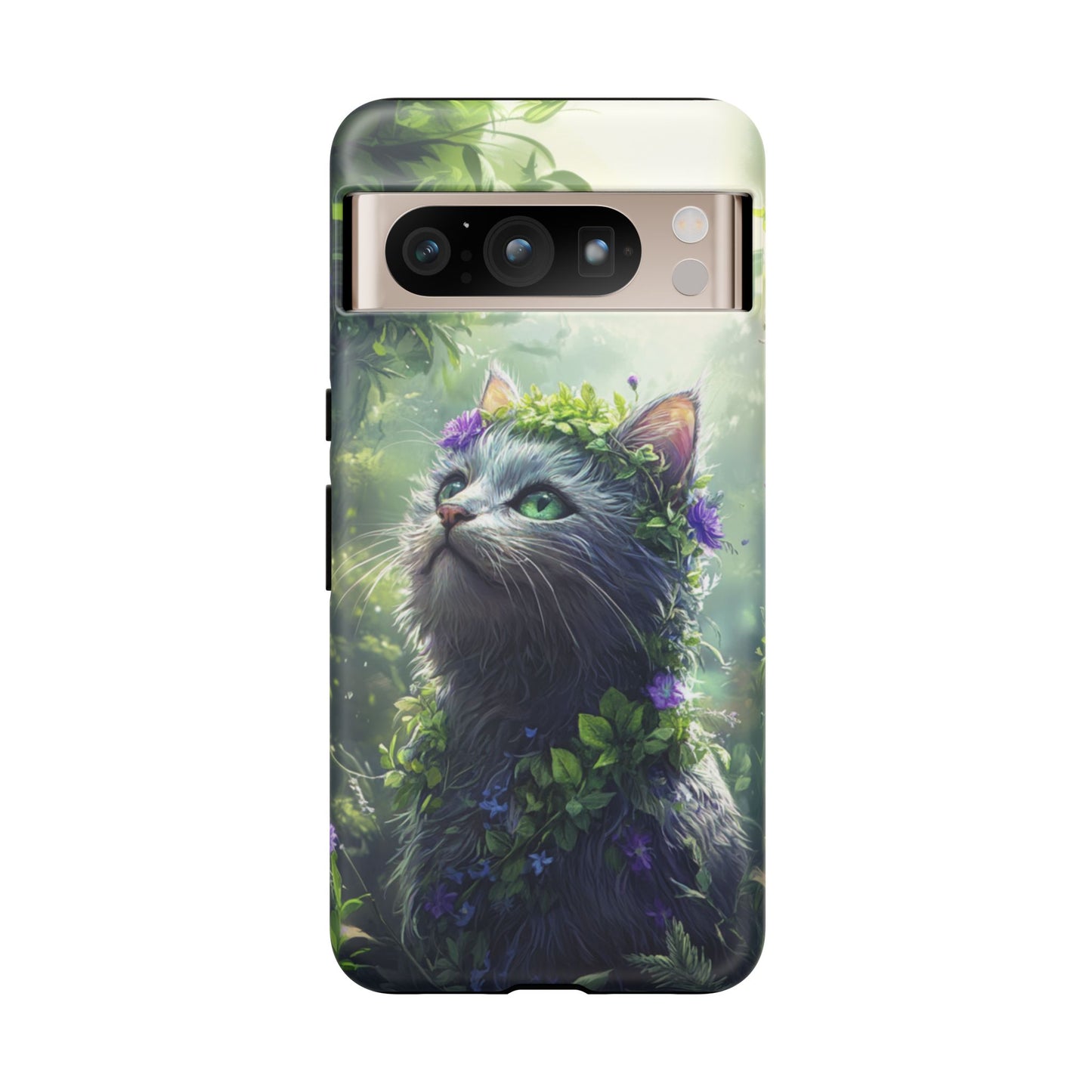 Nature’s Guardian Cat Phone Case – iPhone, Google Pixel, Samsung Galaxy