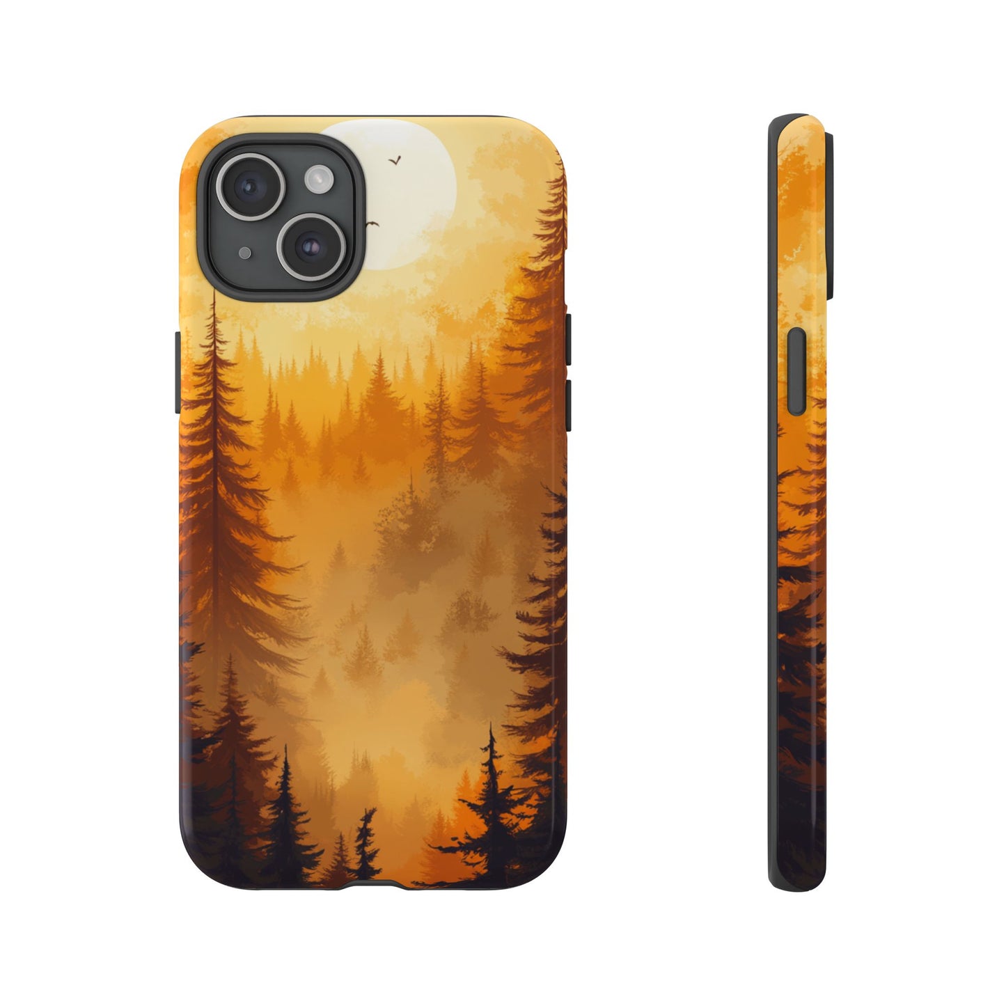 Golden Forest Silhouette – Tough iPhone Case
