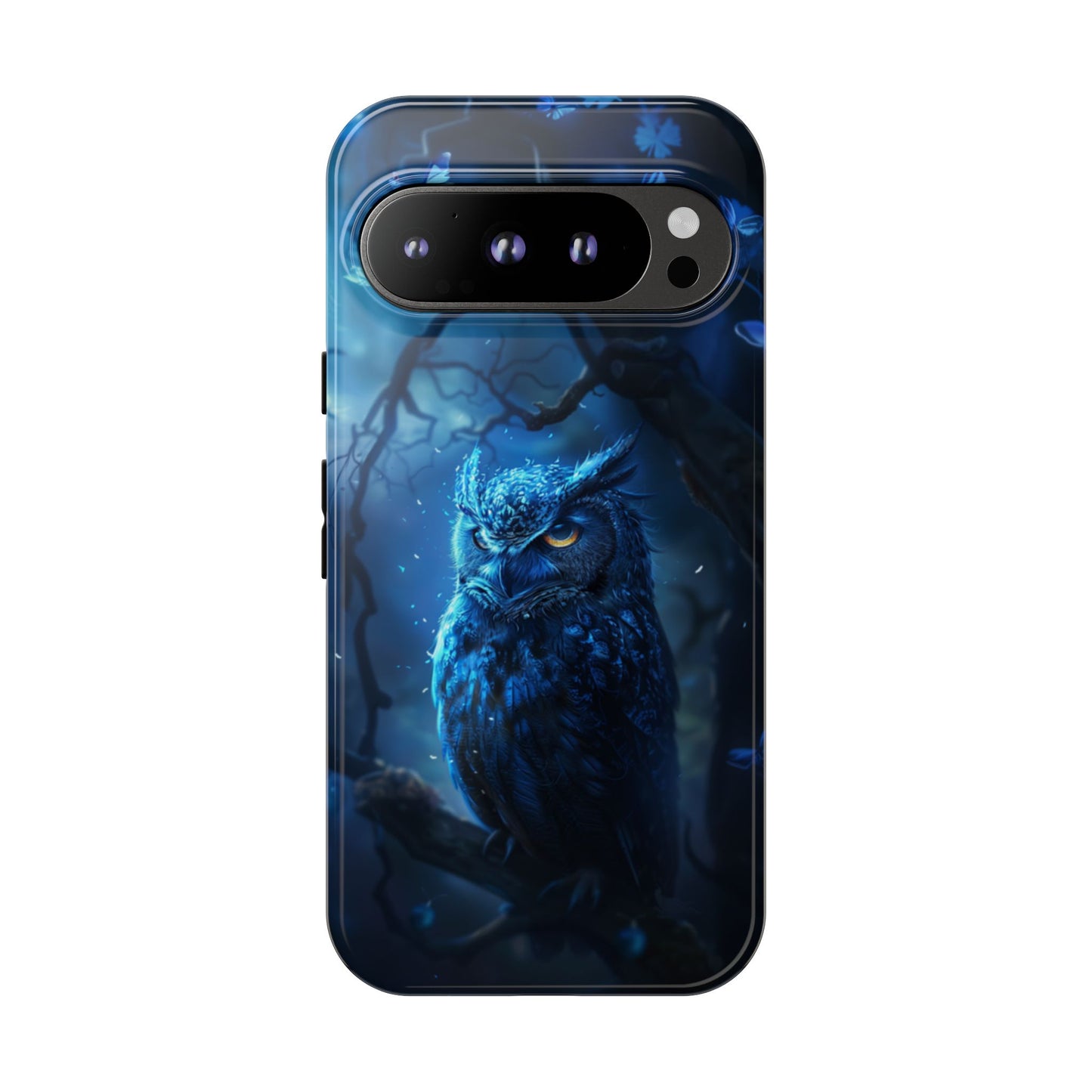 Azure Nocturne Owl – Tough Google Pixel Case
