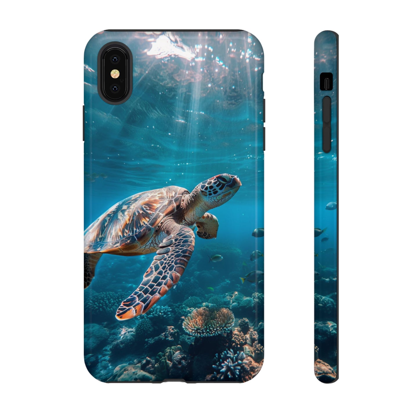 Ocean Guardian Sea Turtle - Tough iPhone Case