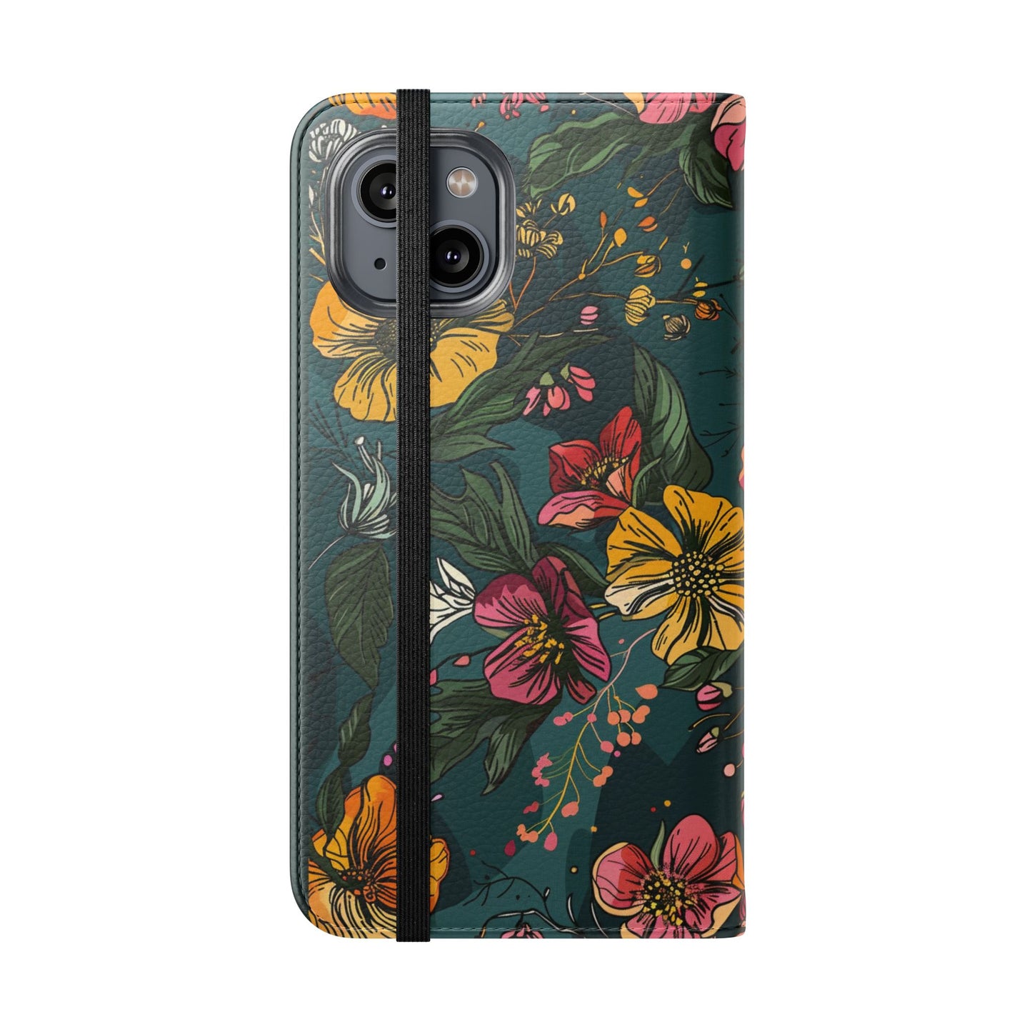 Vintage Floral Bloom - Wallet Flip Case