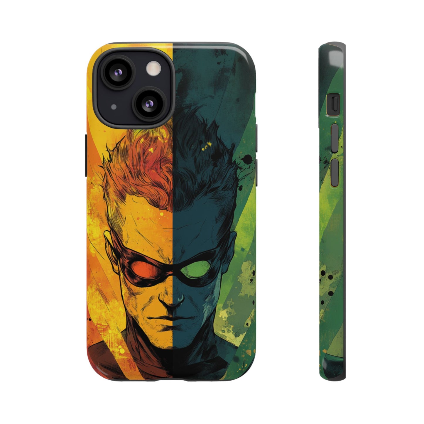 Split Spectrum Hero – Tough iPhone Case