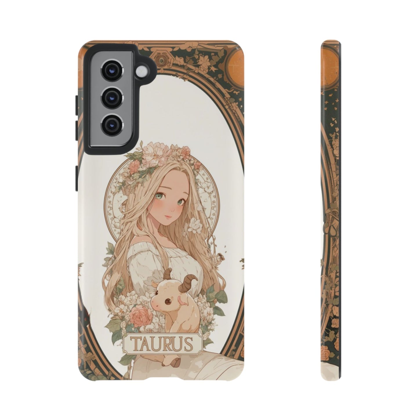 Taurus Floral Maiden - Tough Samsung Galaxy Case