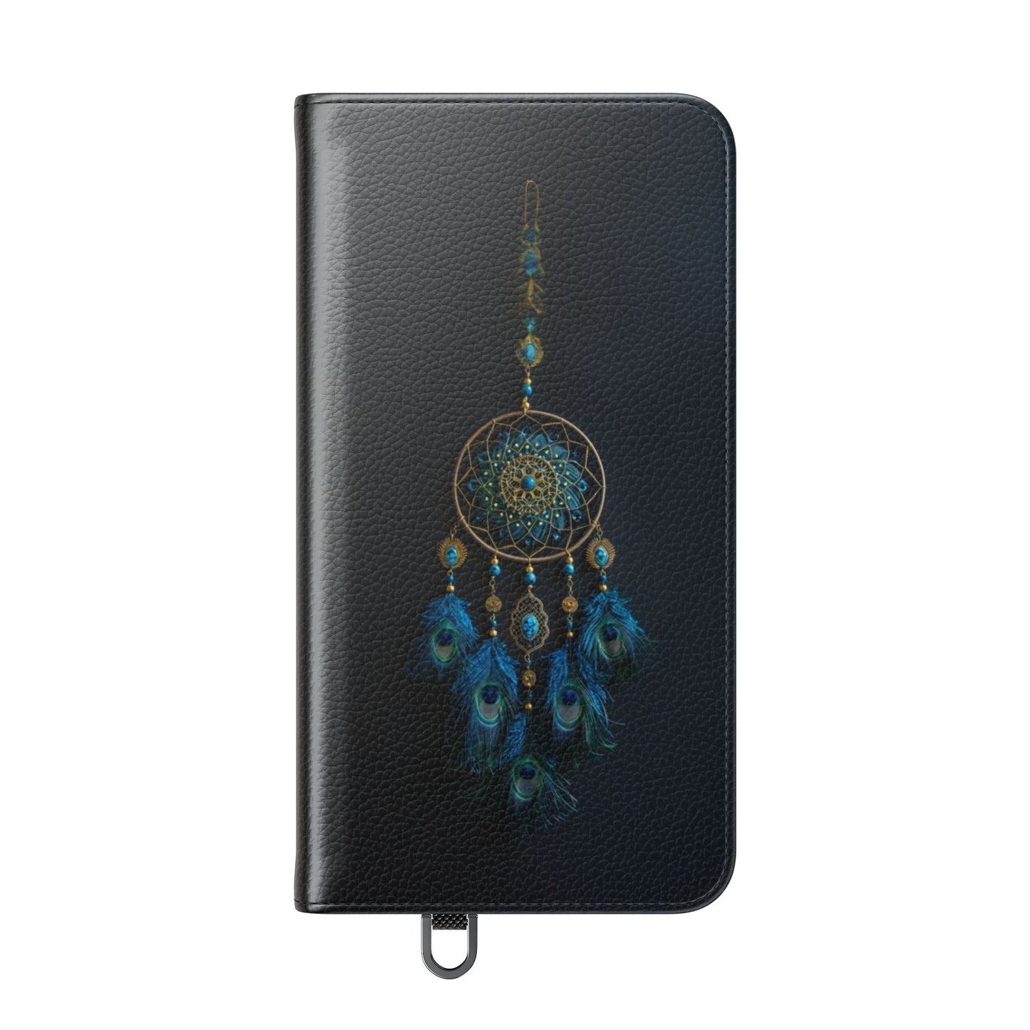 Peacock Feather Dreamcatcher - Wallet Flip Case