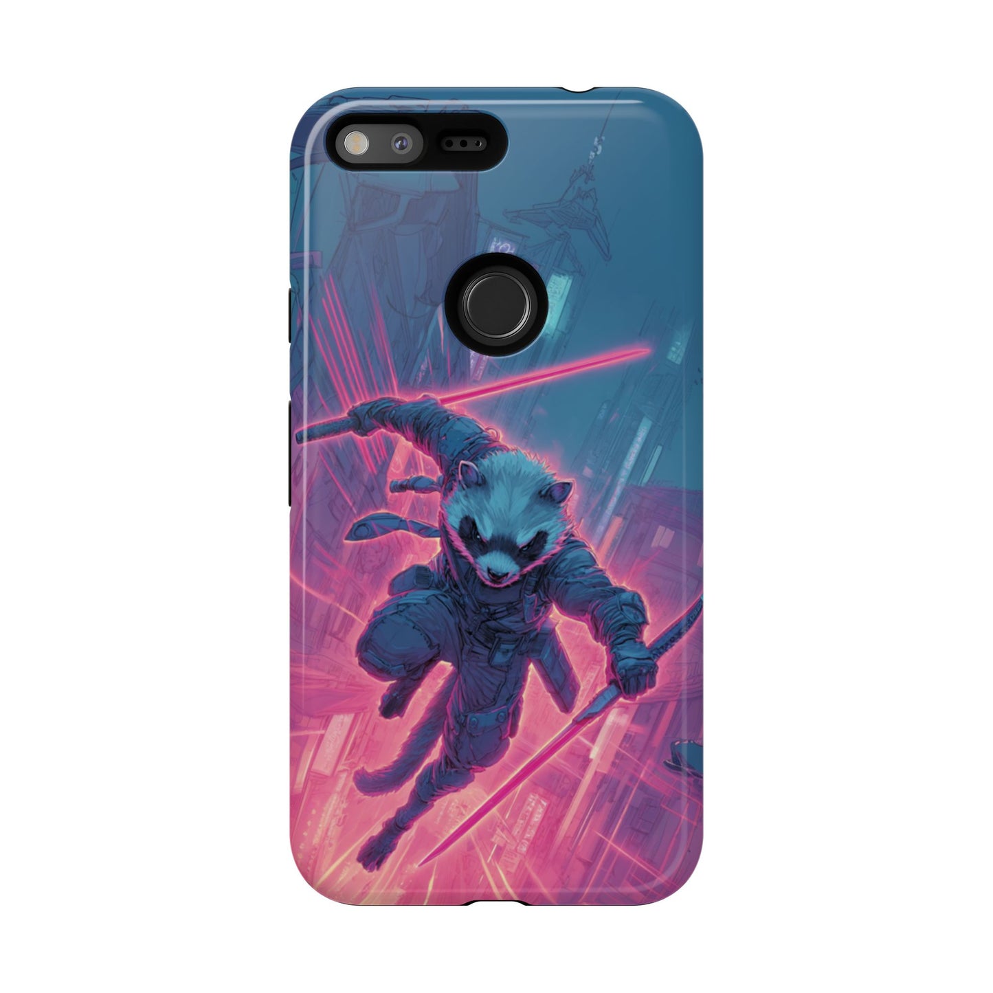 Cyberpunk Ferret - Tough Google Pixel Case