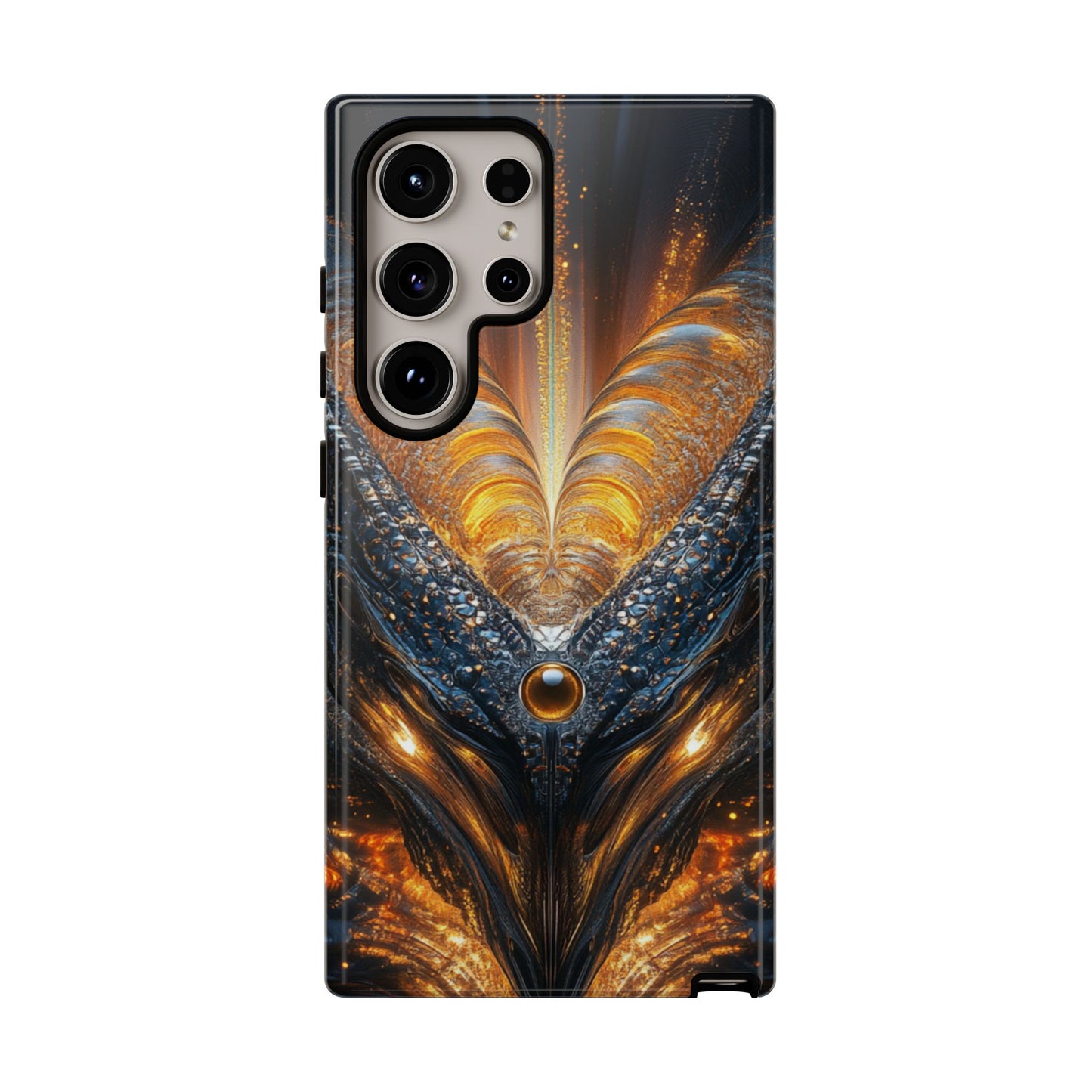 Obsidian Flare Fractal – Tough Samsung Galaxy Case