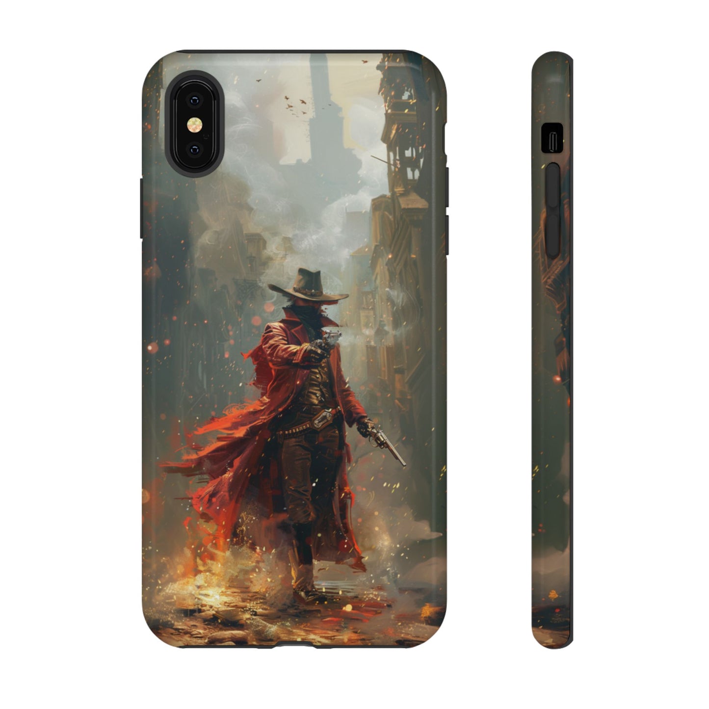 Crimson Gunslinger – Tough iPhone Case