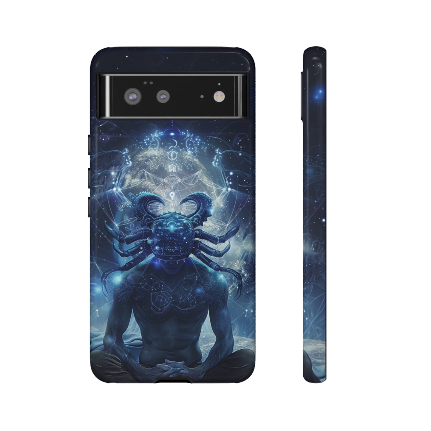 Celestial Cancer Guardian Phone Case – iPhone, Google Pixel, Samsung Galaxy