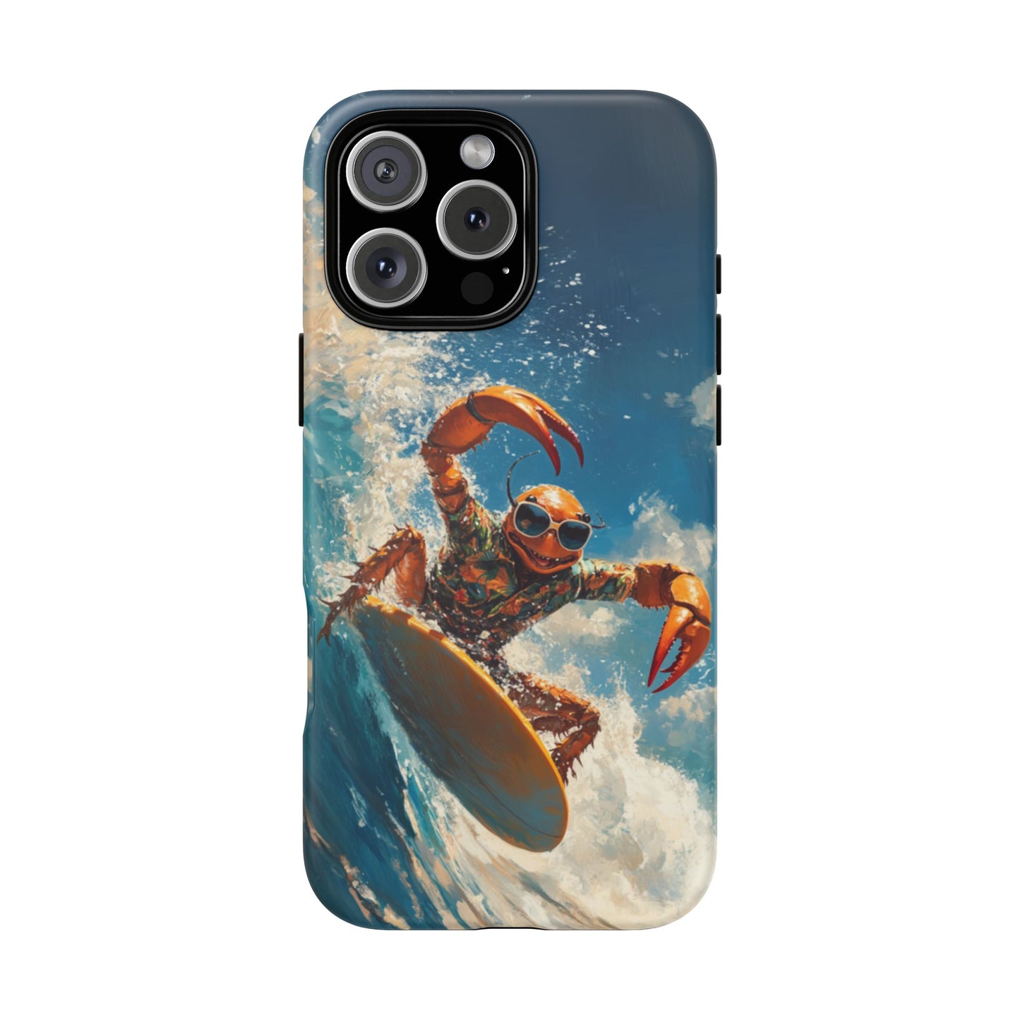 Surfing Crab - Tough iPhone Case