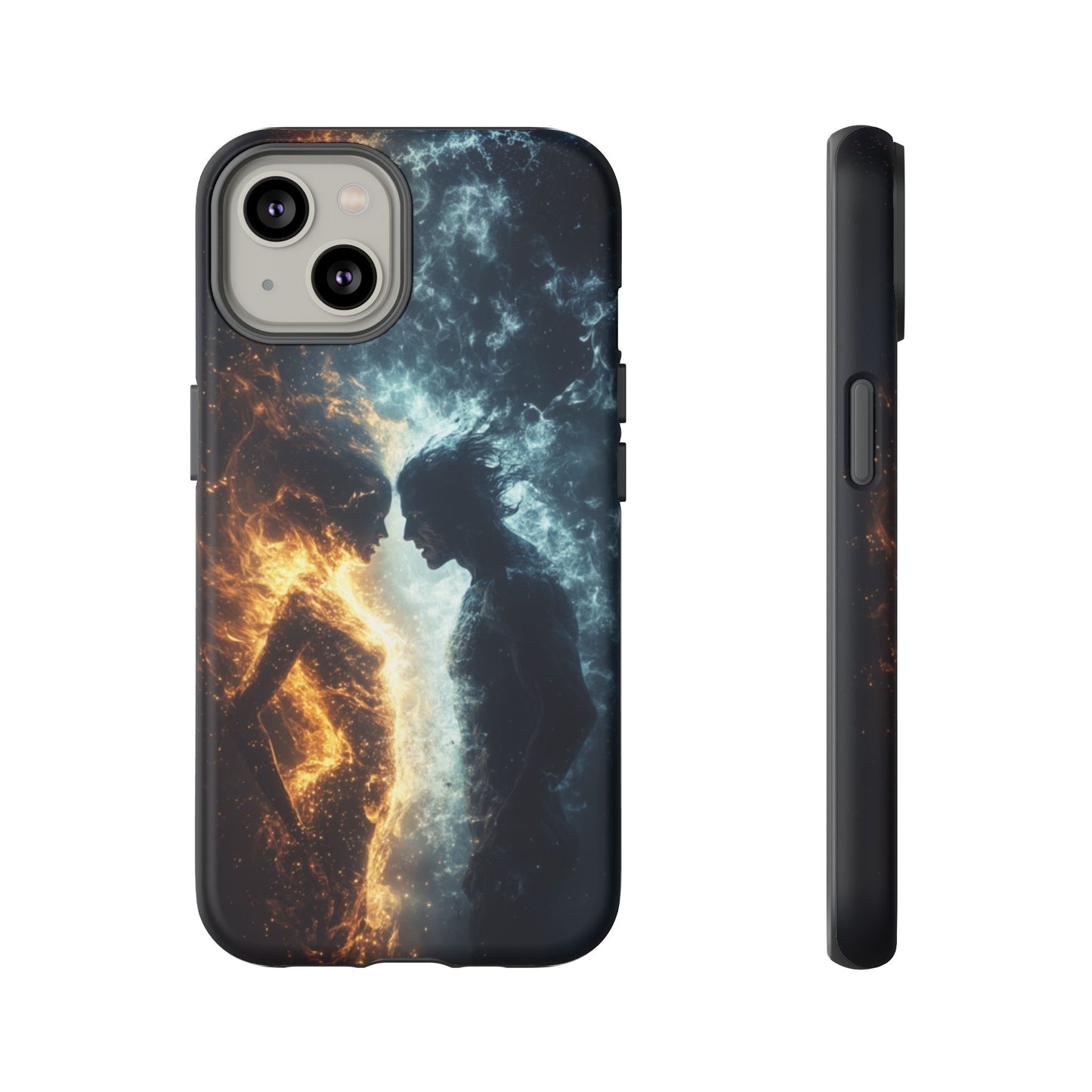Fire & Frost Lovers - Tough iPhone Case