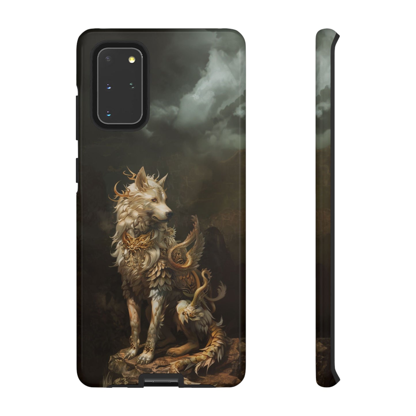 Antlered Wolf Guardian - Tough Samsung Galaxy Case
