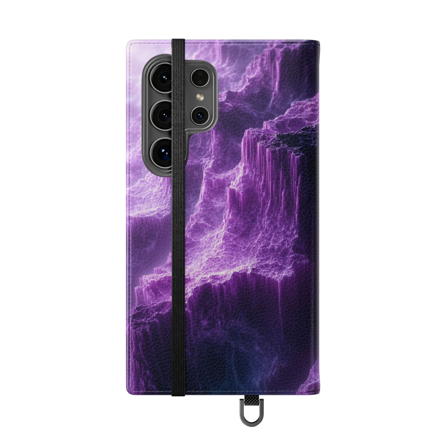 Purple Crystal Canyon - Wallet Flip Case