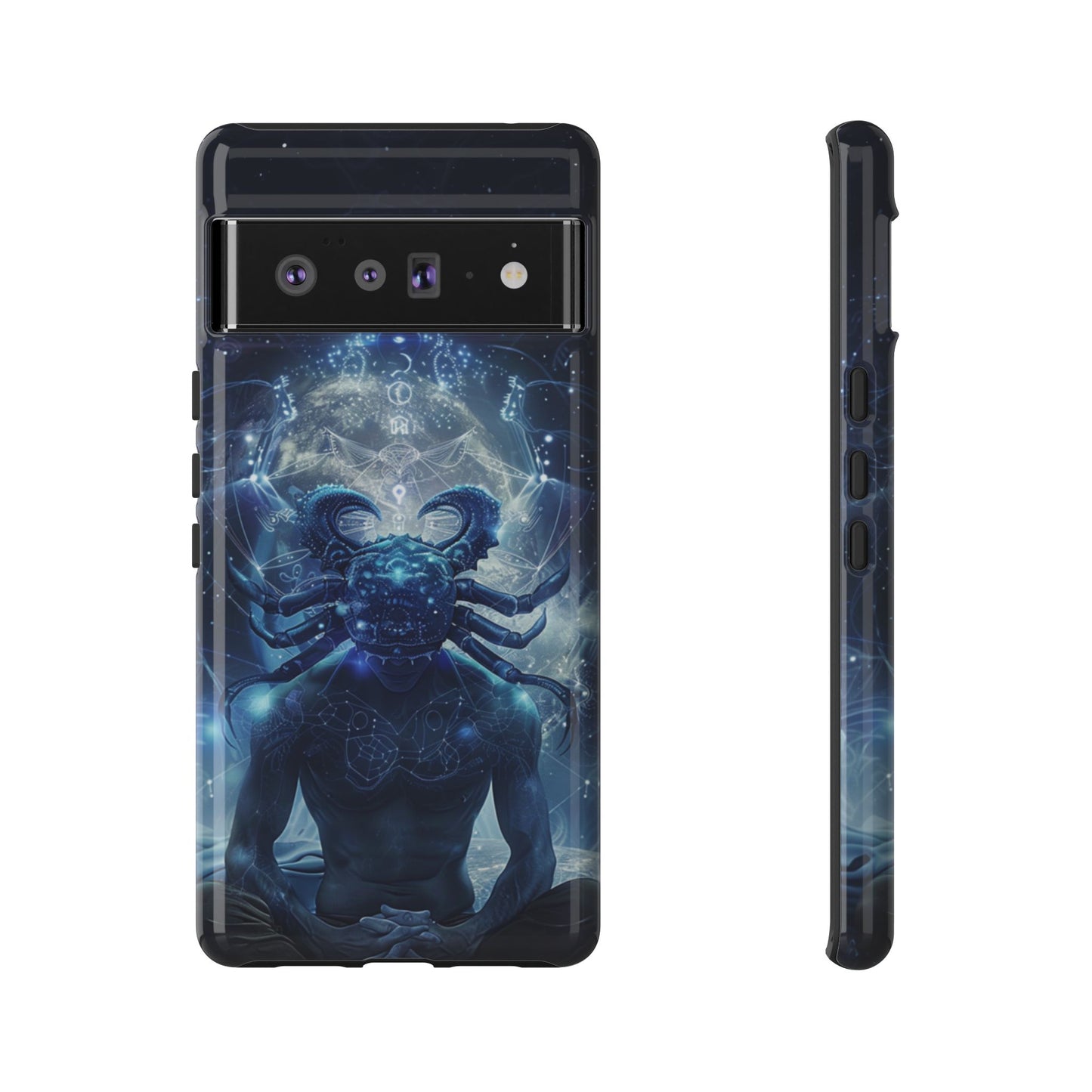 Celestial Cancer Guardian Phone Case – iPhone, Google Pixel, Samsung Galaxy