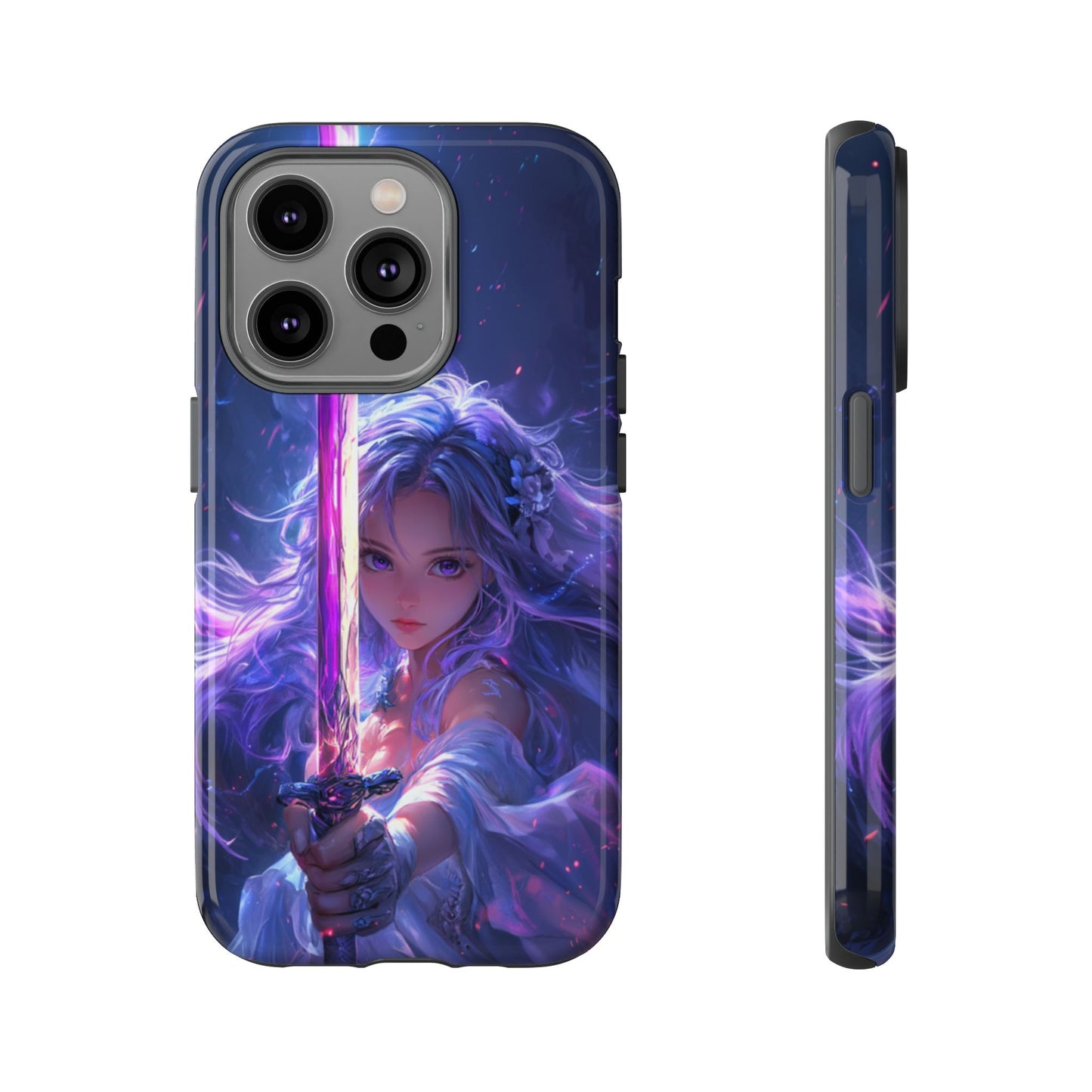 Violet Blade Warrior – Tough iPhone Case