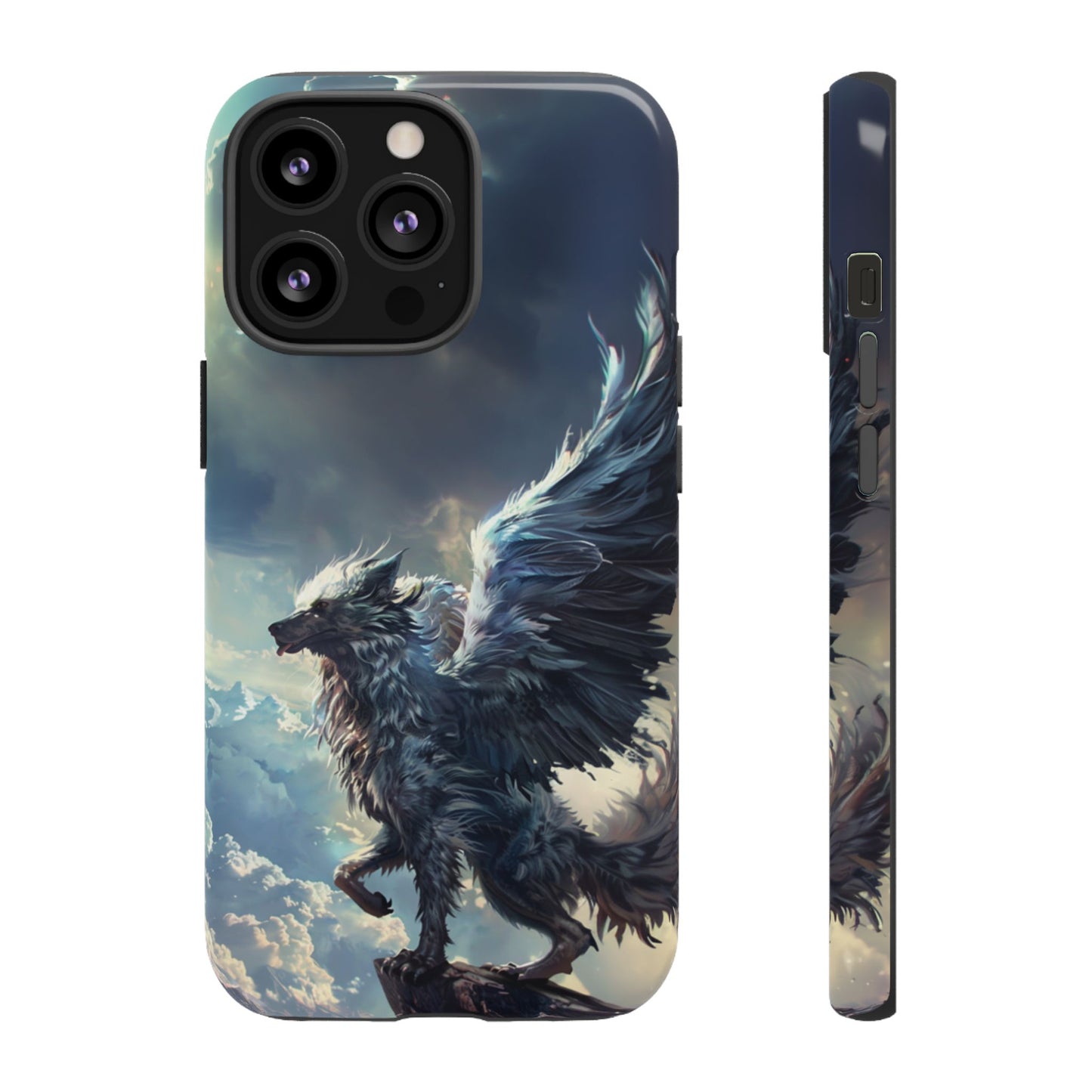 Winged Wolf Protector - iPhone, Google Pixel, Samsung Galaxy