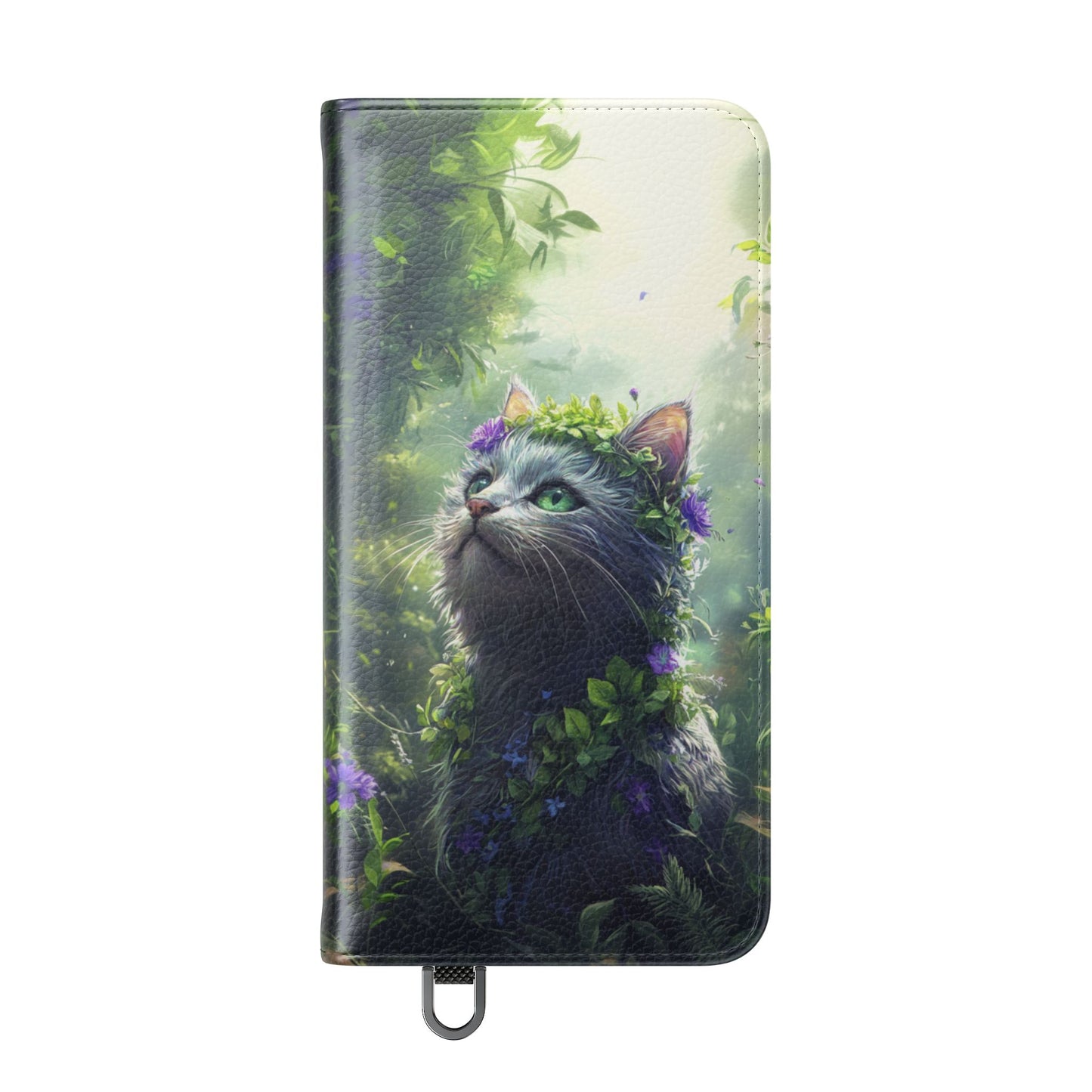 Forest Spirit Cat - Wallet Flip Case