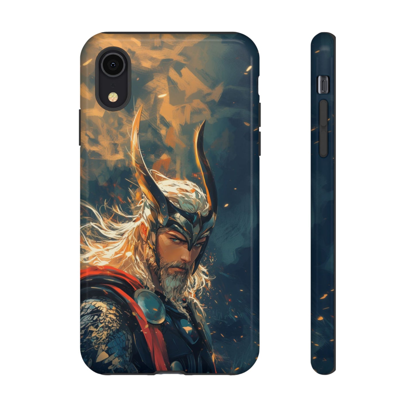 Storm-Bringer: Epic Thor Anime-Style Phone Case - iPhone, Google Pixel, Samsung