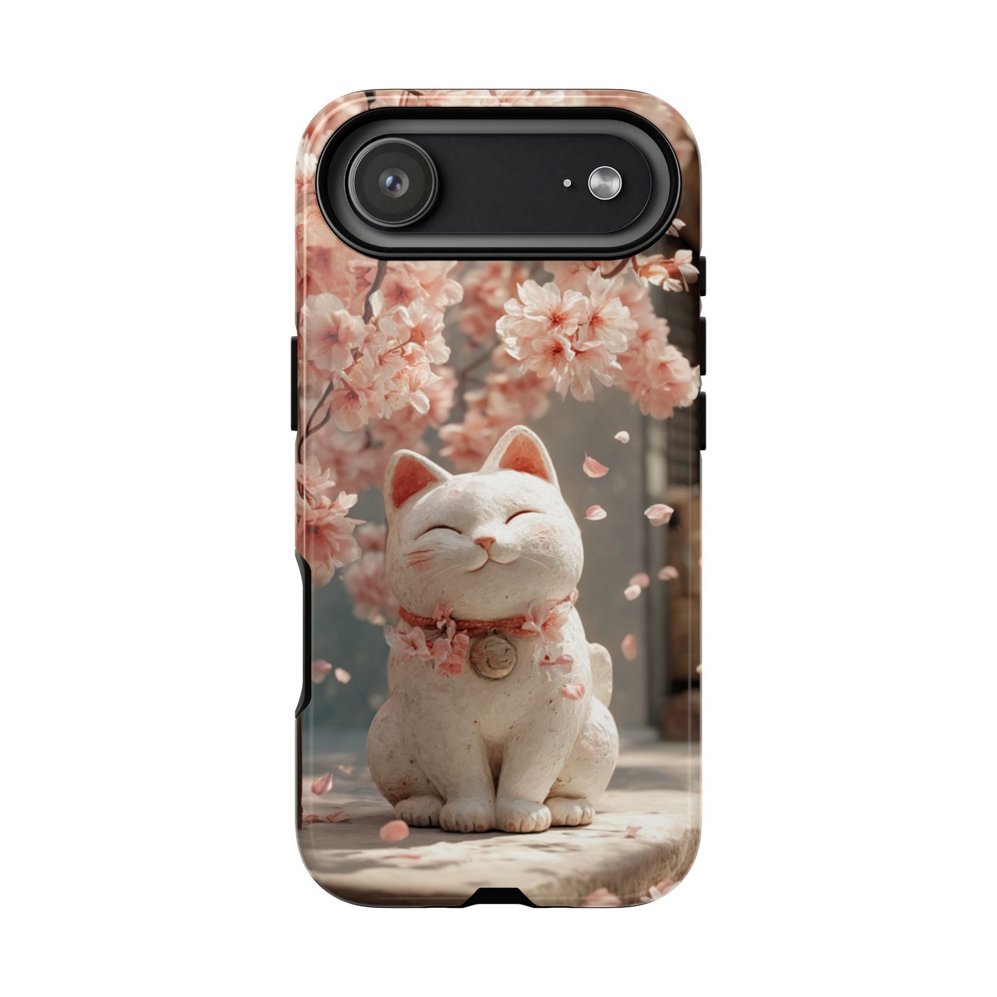 Sakura Lucky Cat - Tough iPhone Case