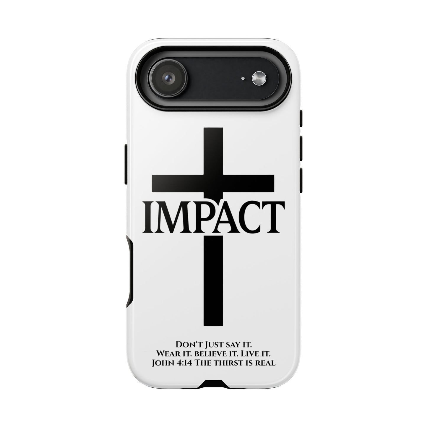 Impact White - Tough iPhone Case