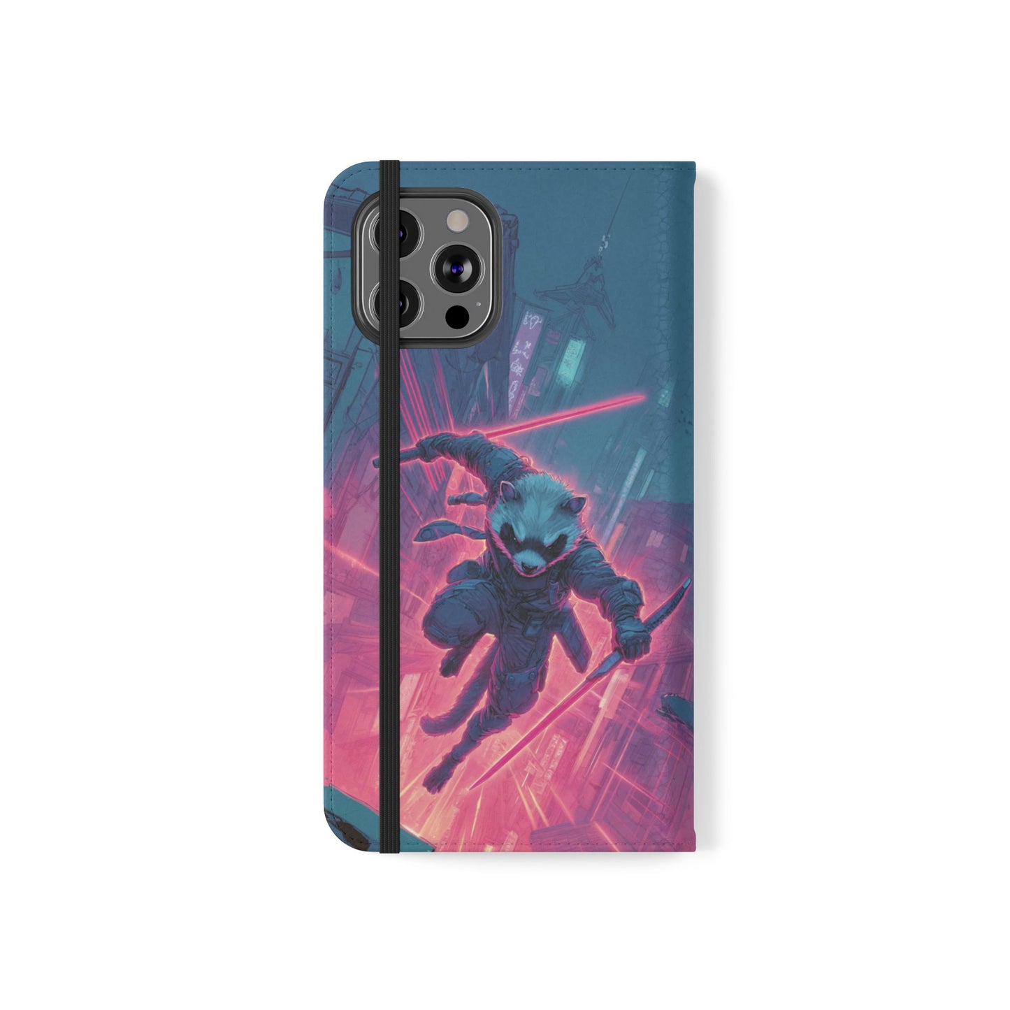 Cyberpunk Ferret - Wallet Flip Case