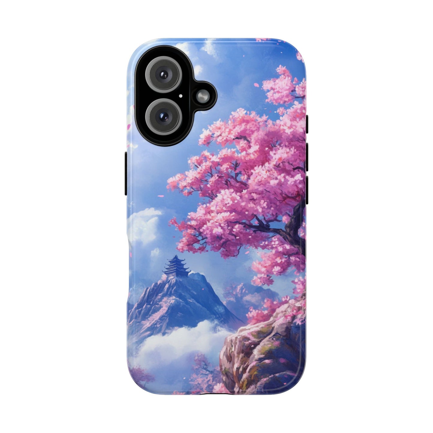 Sakura Sky Temple - Tough iPhone Case