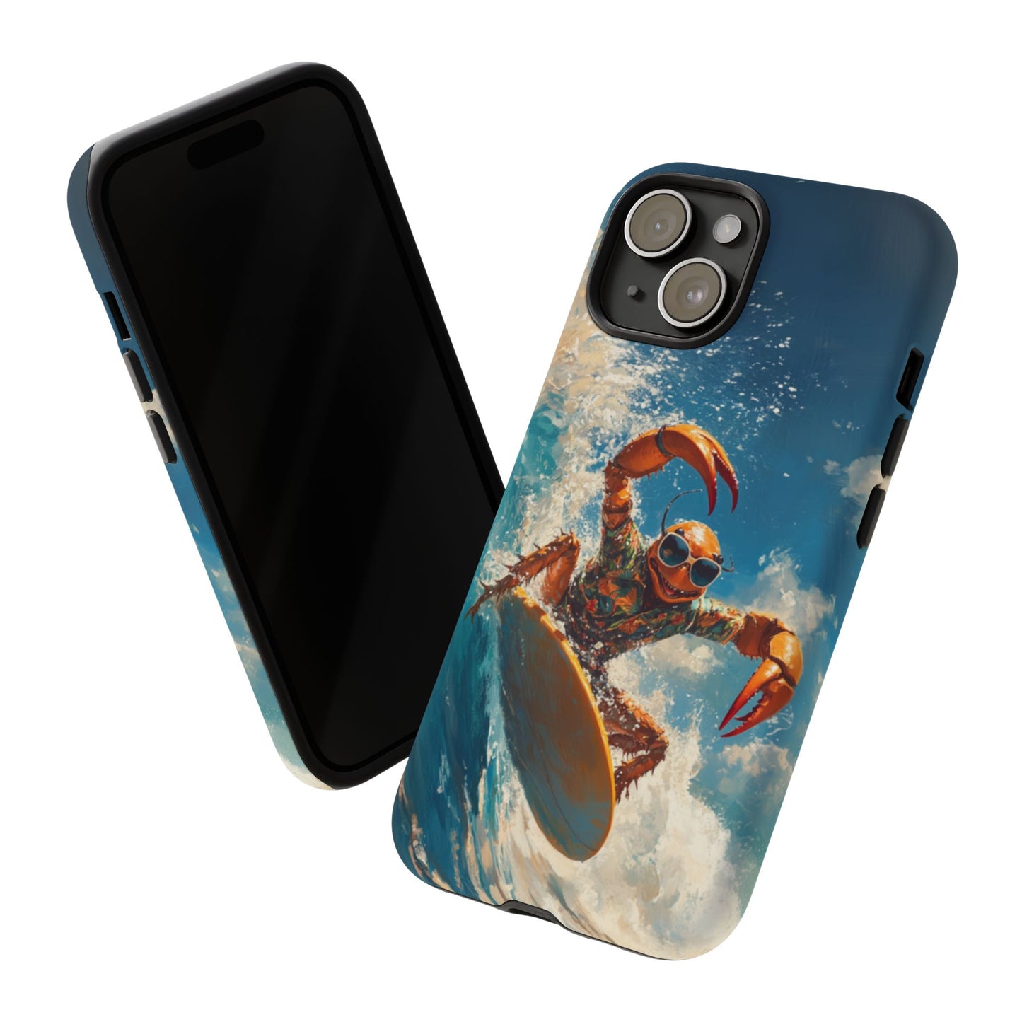 Surfing Crab - Tough iPhone Case