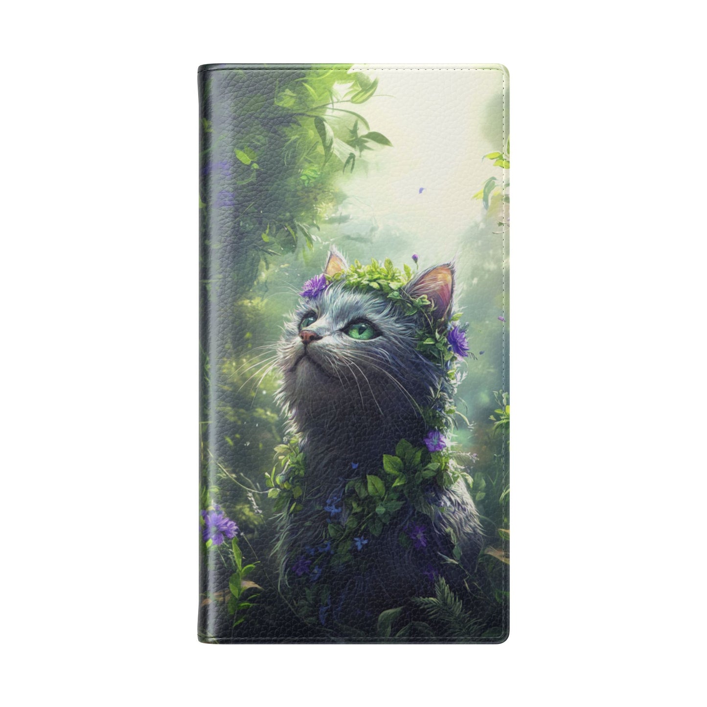 Forest Spirit Cat - Wallet Flip Case
