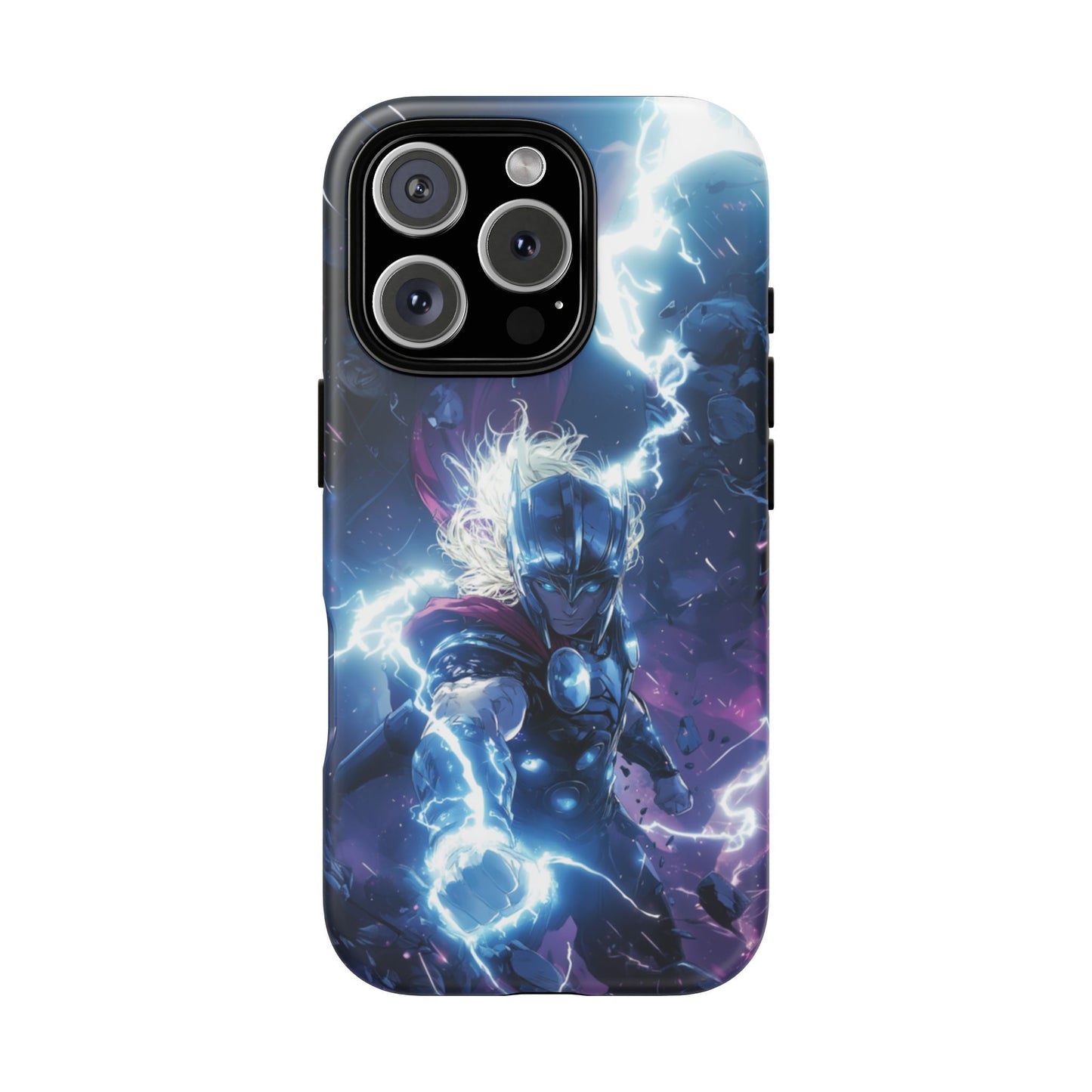 Lightning Fury: Thor Anime Action Phone Case - iPhone, Google Pixel, Samsung