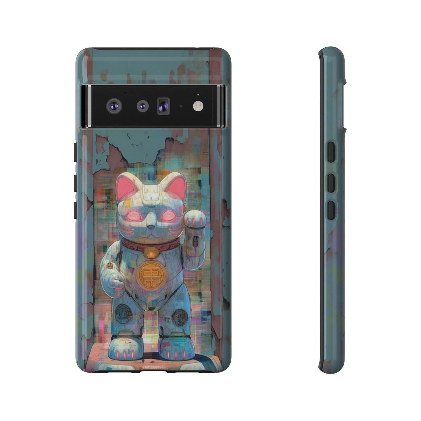 Cyber Lucky Cat - Tough Google Pixel Case