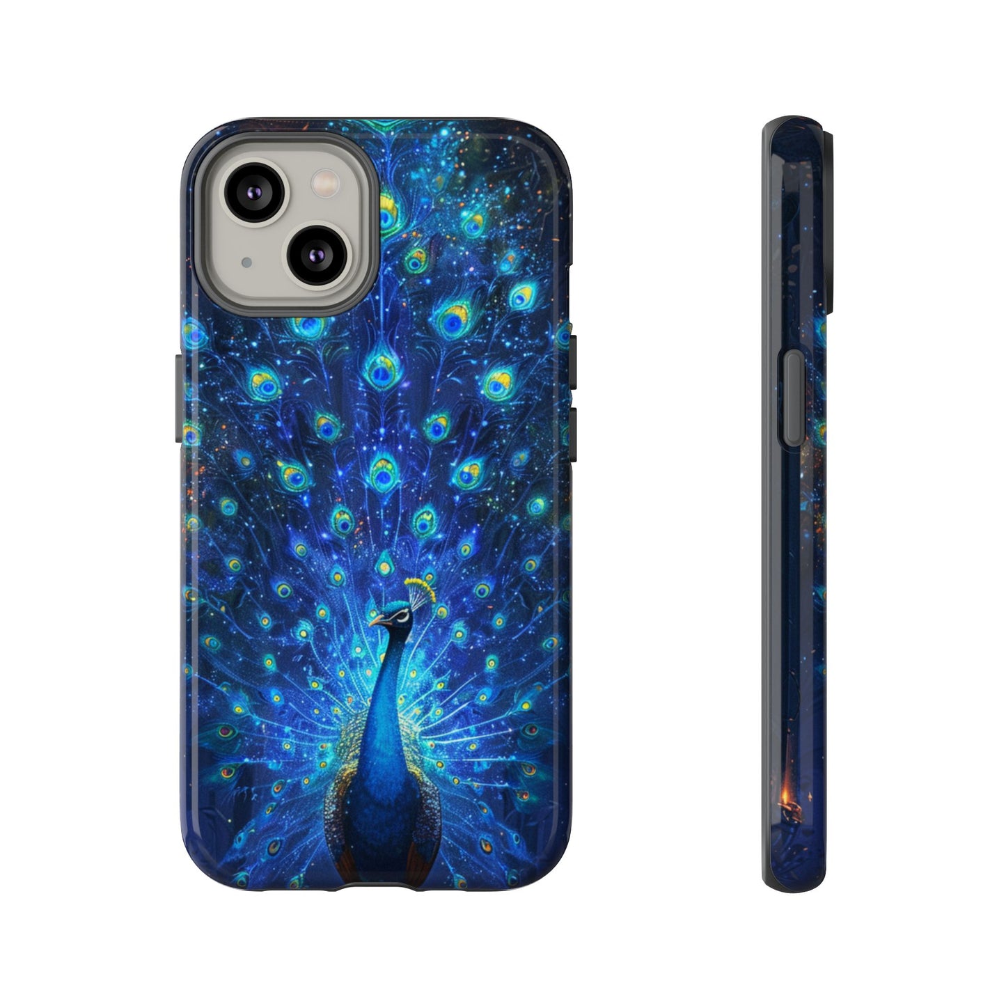 Starlit Peacock Majesty – Tough iPhone Case