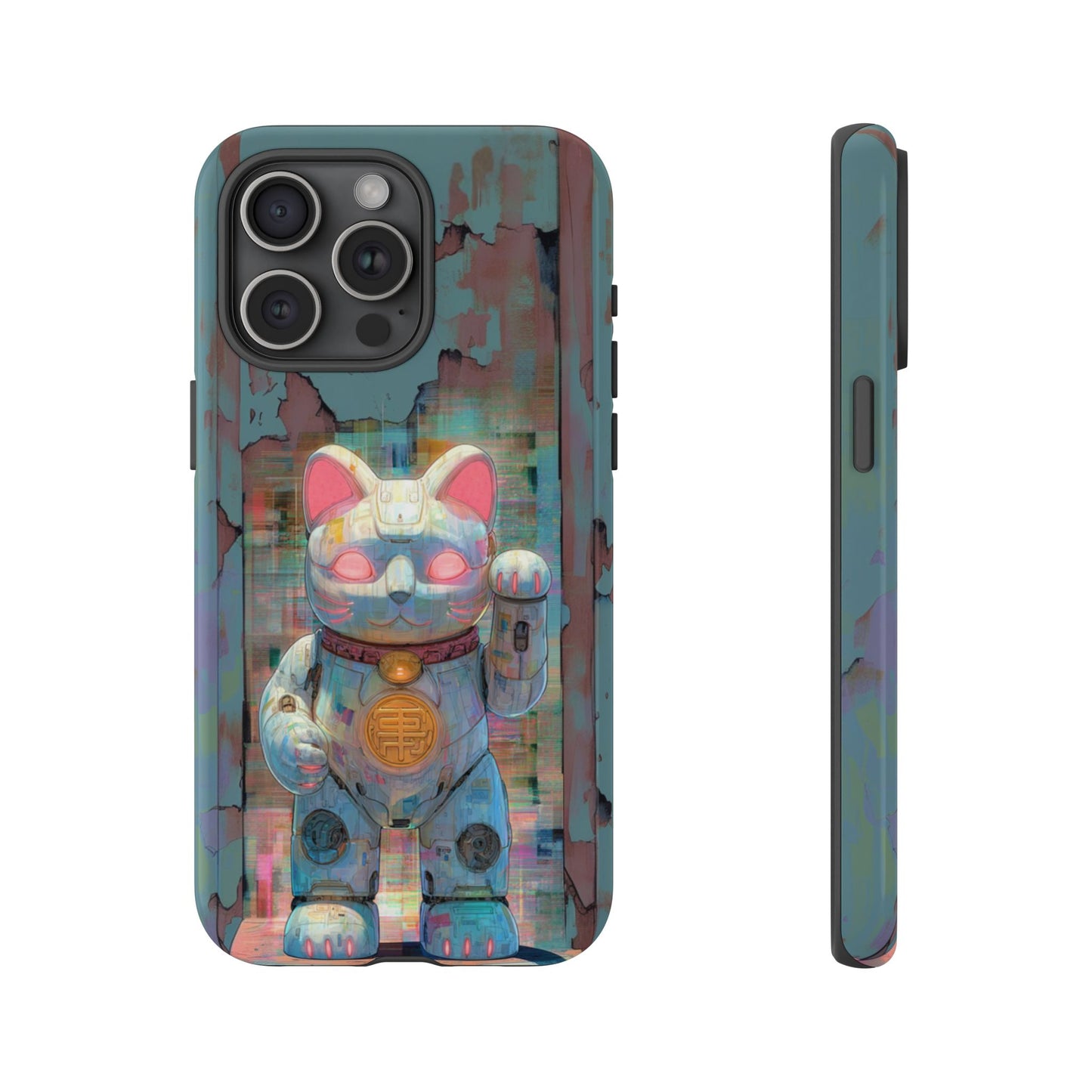 Cyber Lucky Cat - Tough iPhone Case