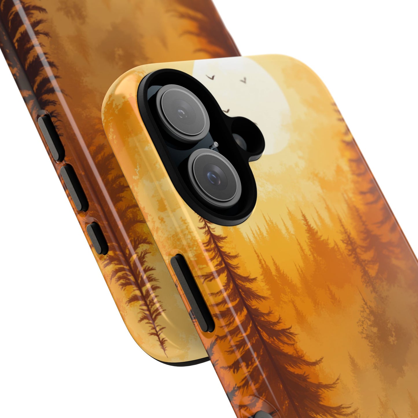 Golden Forest Silhouette – Tough iPhone Case