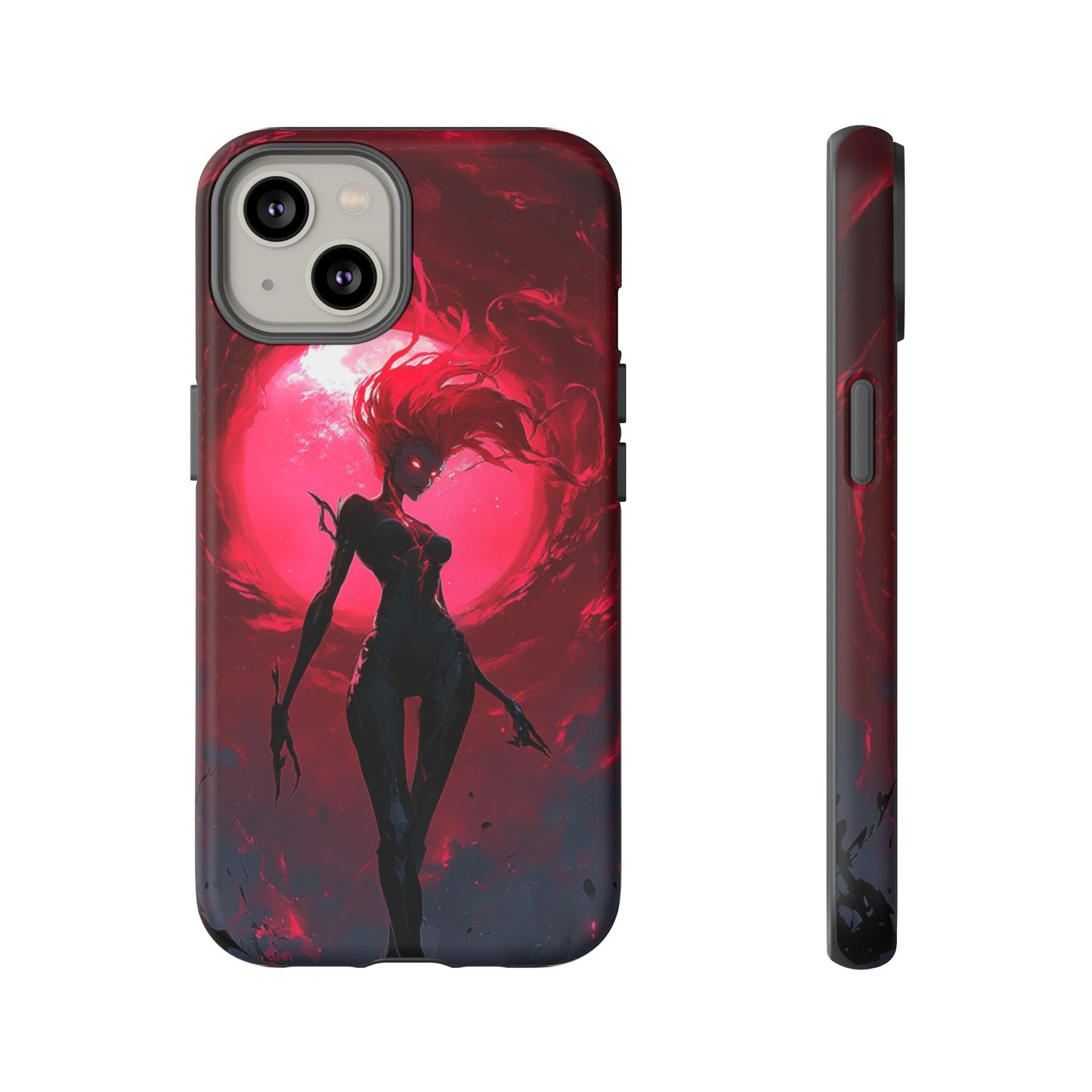 Crimson Eclipse Gothic Gaming Phone Case - iPhone, Google Pixel, Samsung Galaxy