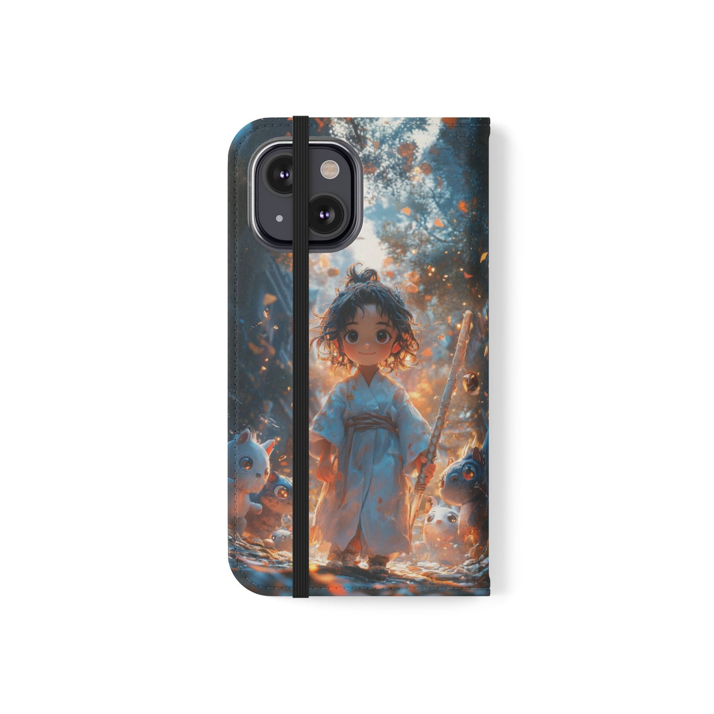 Forest Spirit Child - Wallet Flip Case