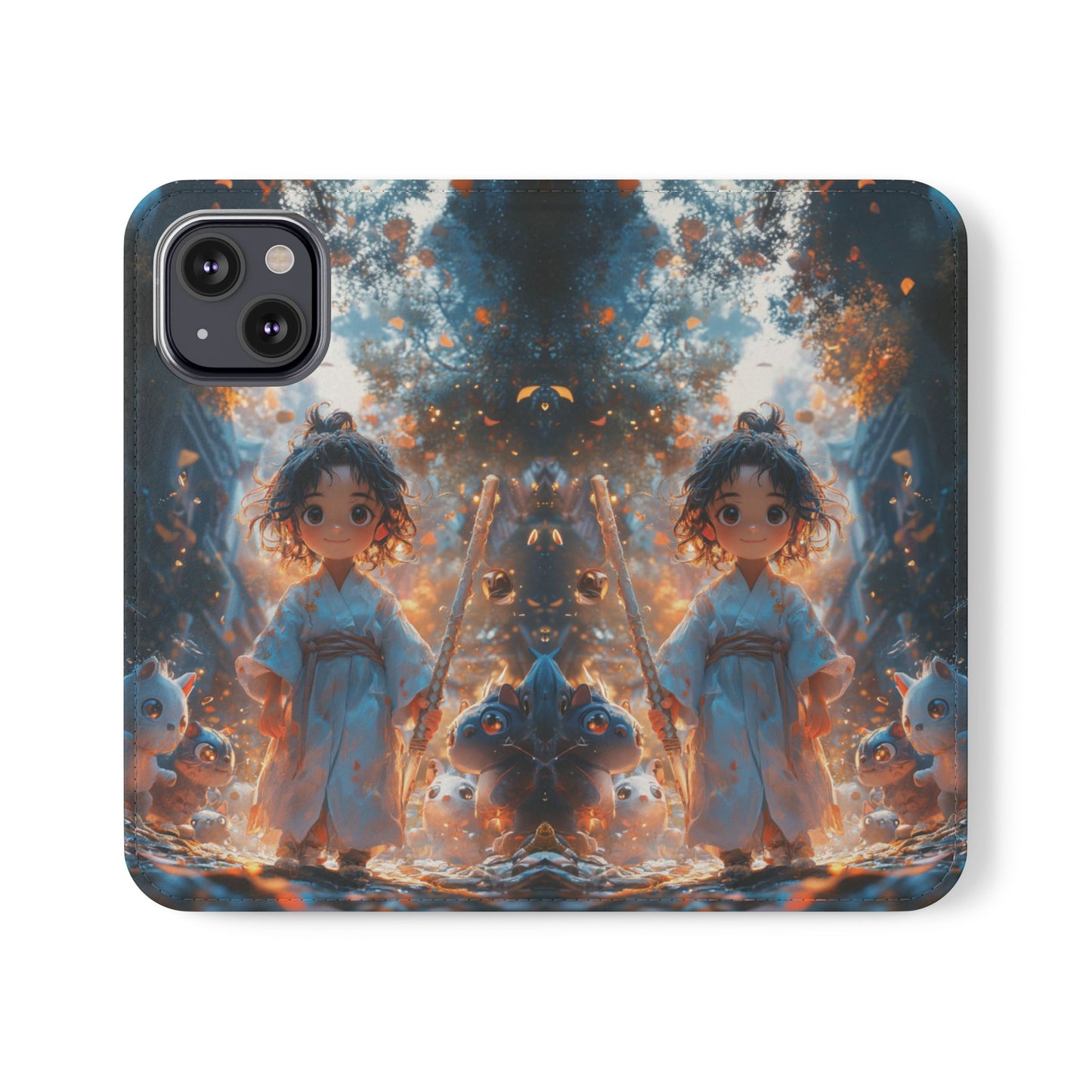 Forest Spirit Child - Wallet Flip Case