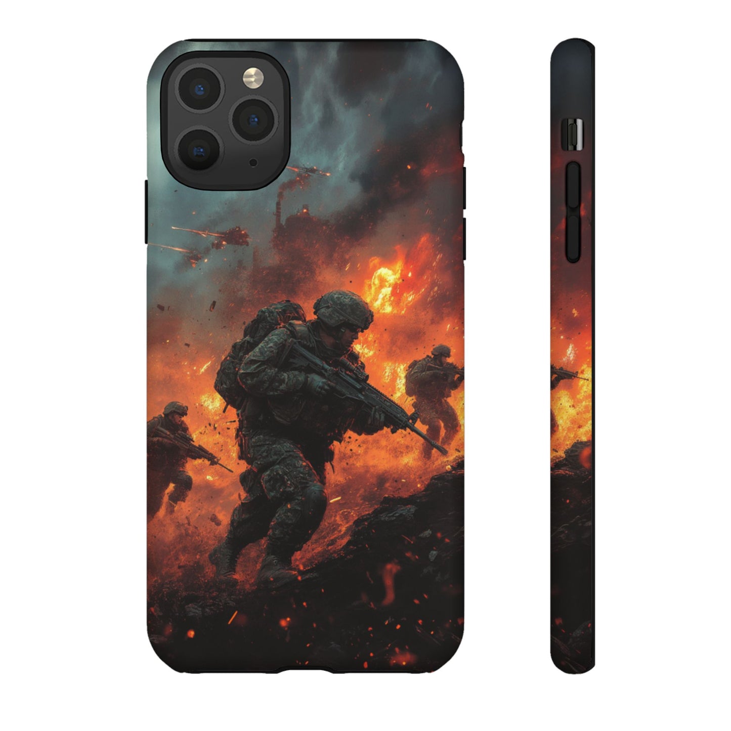 Epic Battlefield Soldier Phone Case - iPhone, Google Pixel, Samsung Galaxy