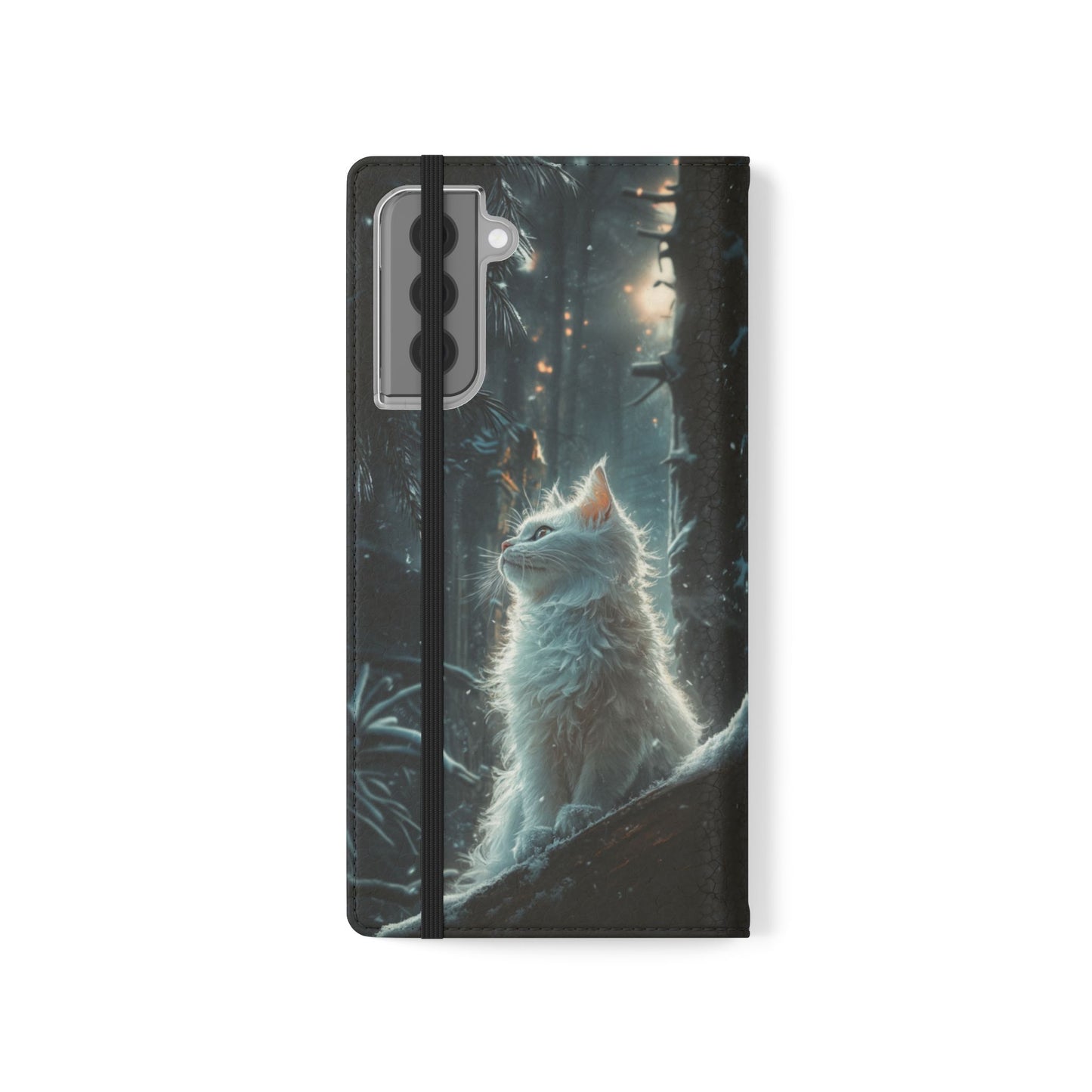 Winter Spirit Cat - Wallet Flip Case
