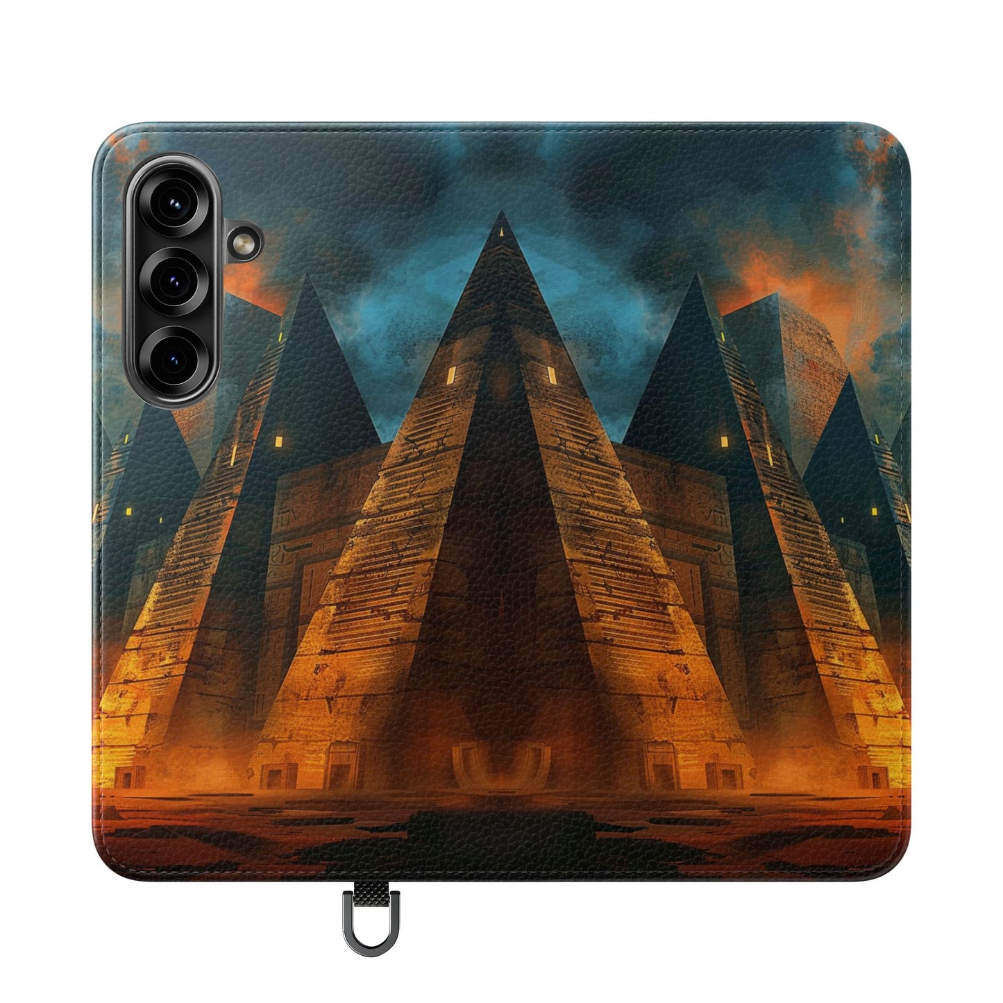 Ancient Egyptian Pyramids Sunset - Wallet Flip Case