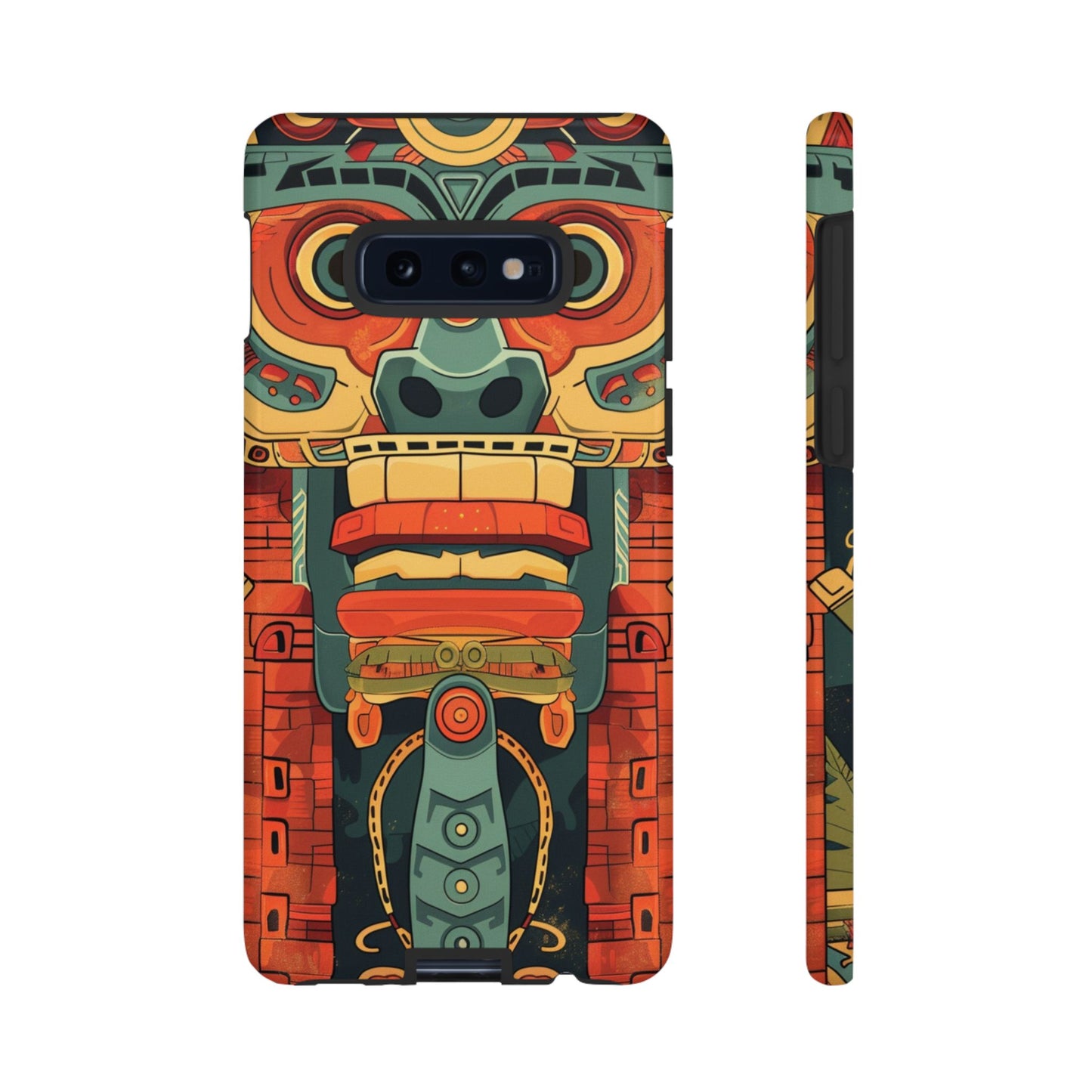 Aztec Totem Mask - Tough Samsung Galaxy Case